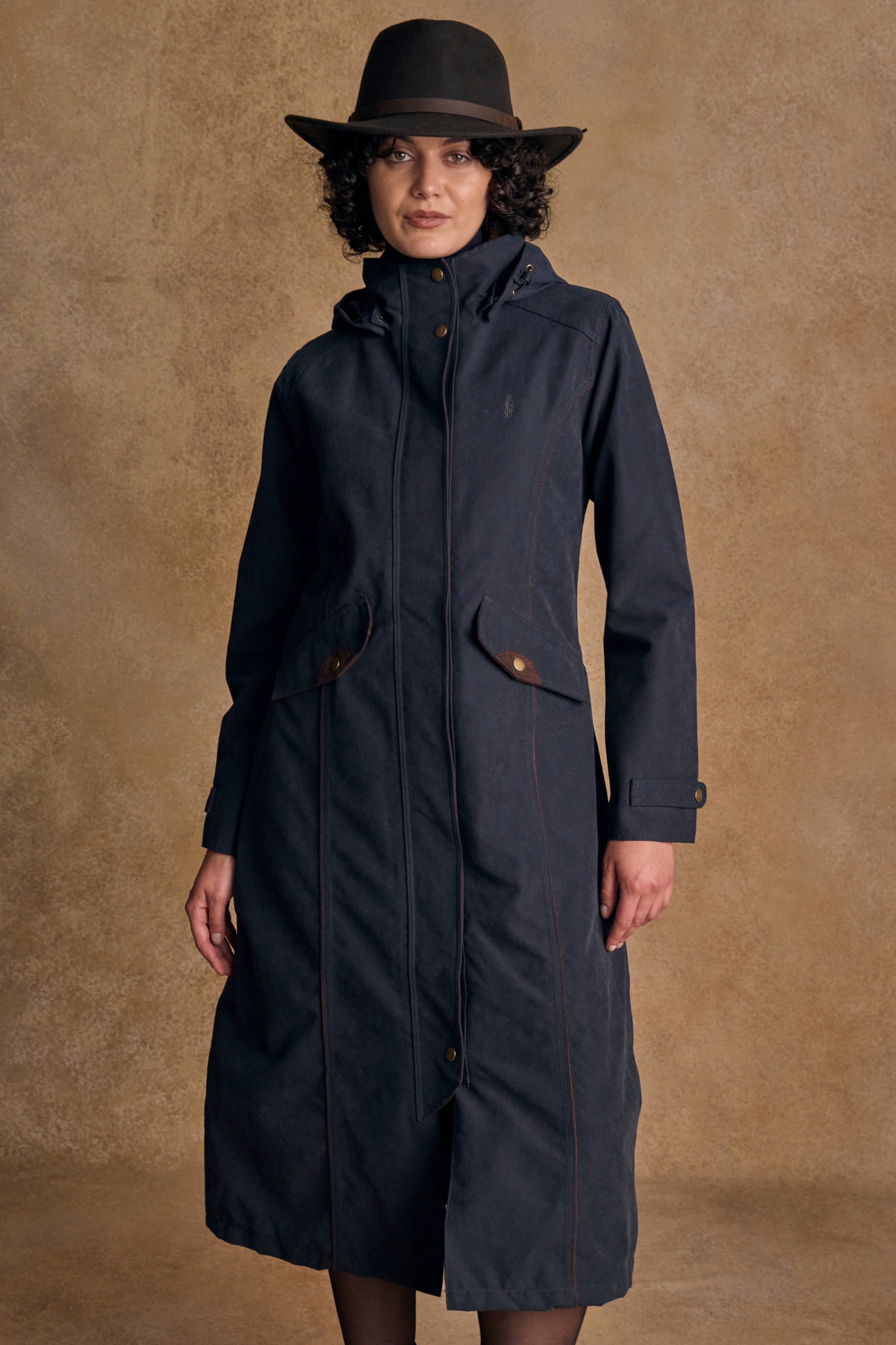 Erin Waterproof Coat - Navy