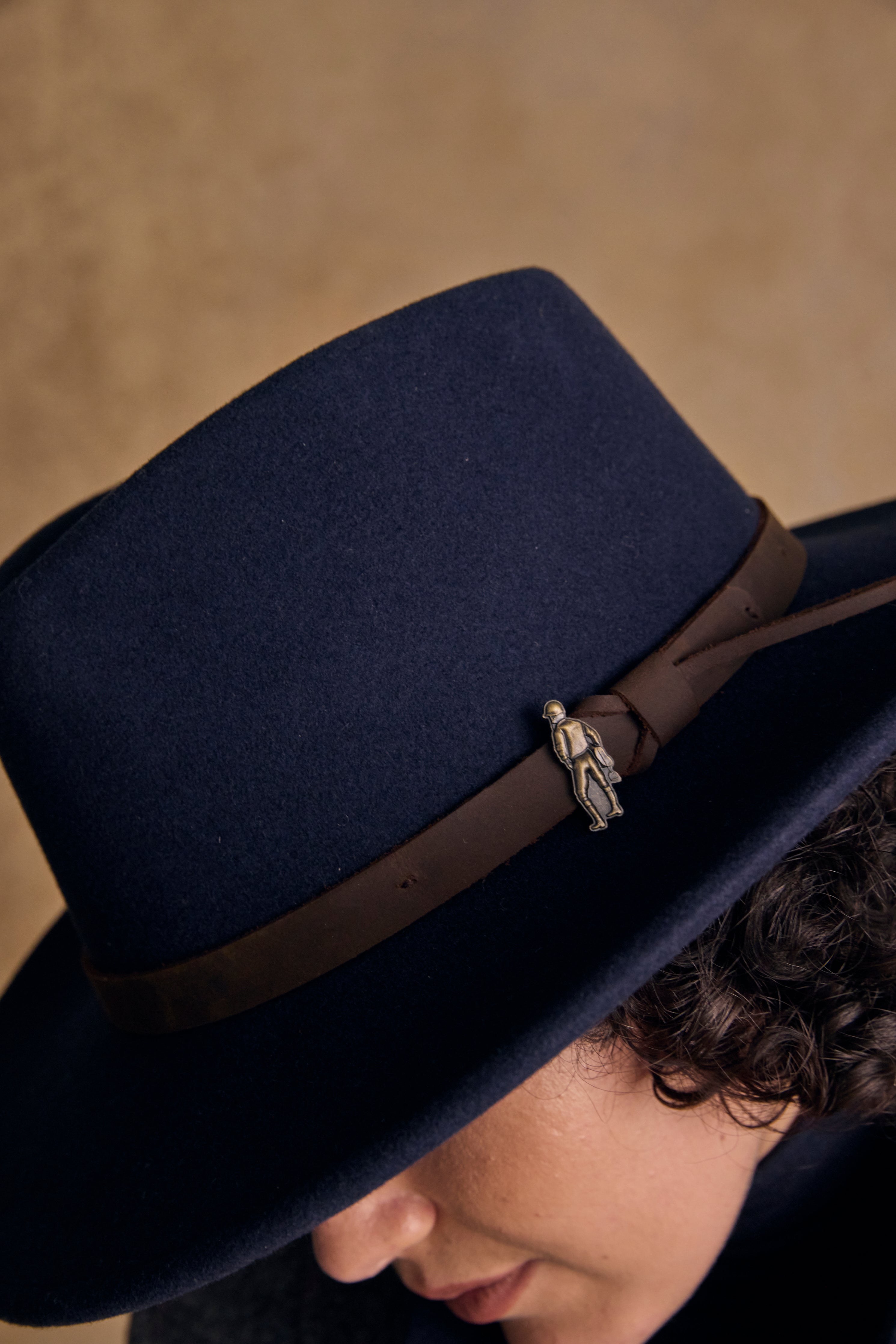 Boston Felt Hat - Navy