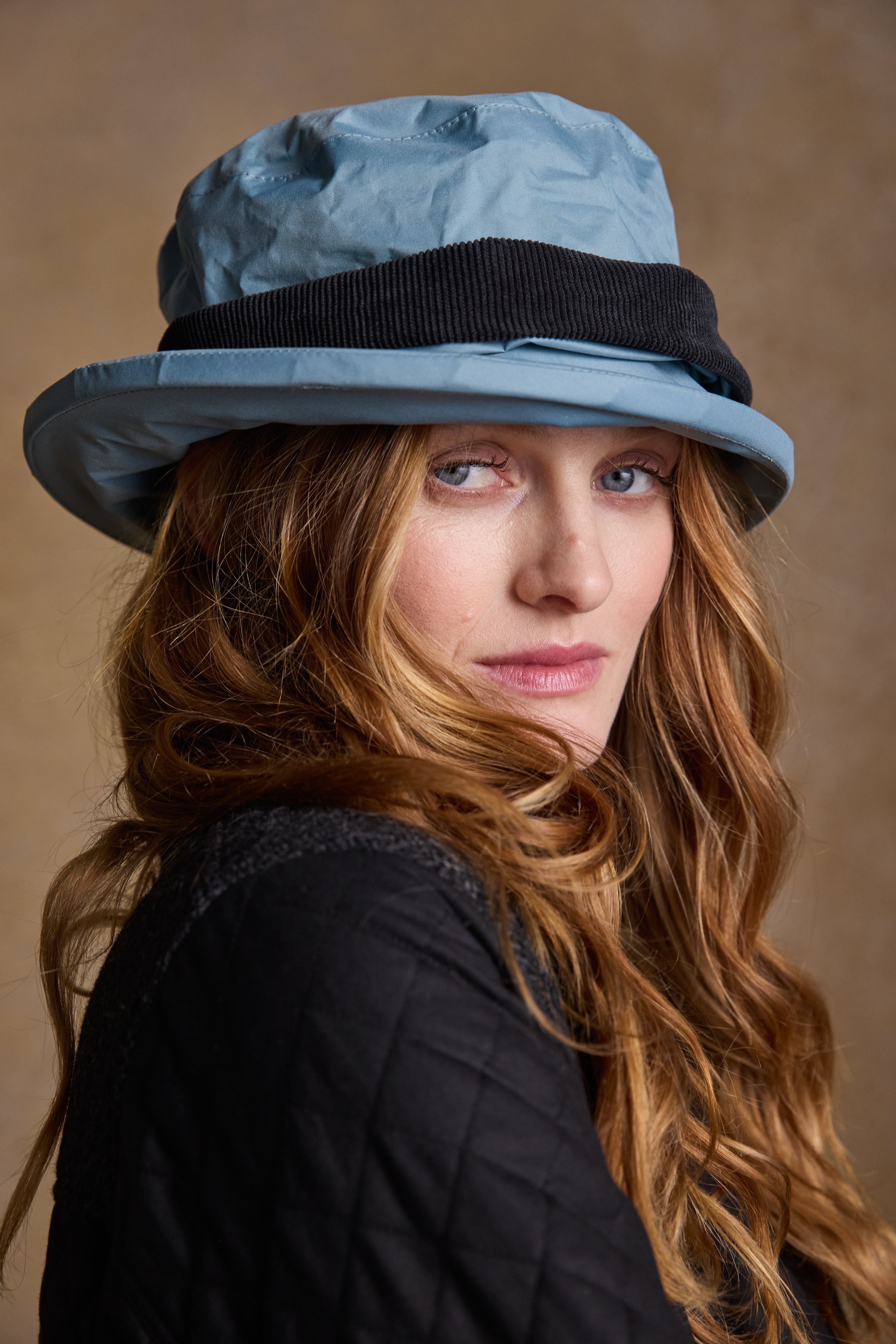 Malvern Waterproof Hat - Smoke Blue