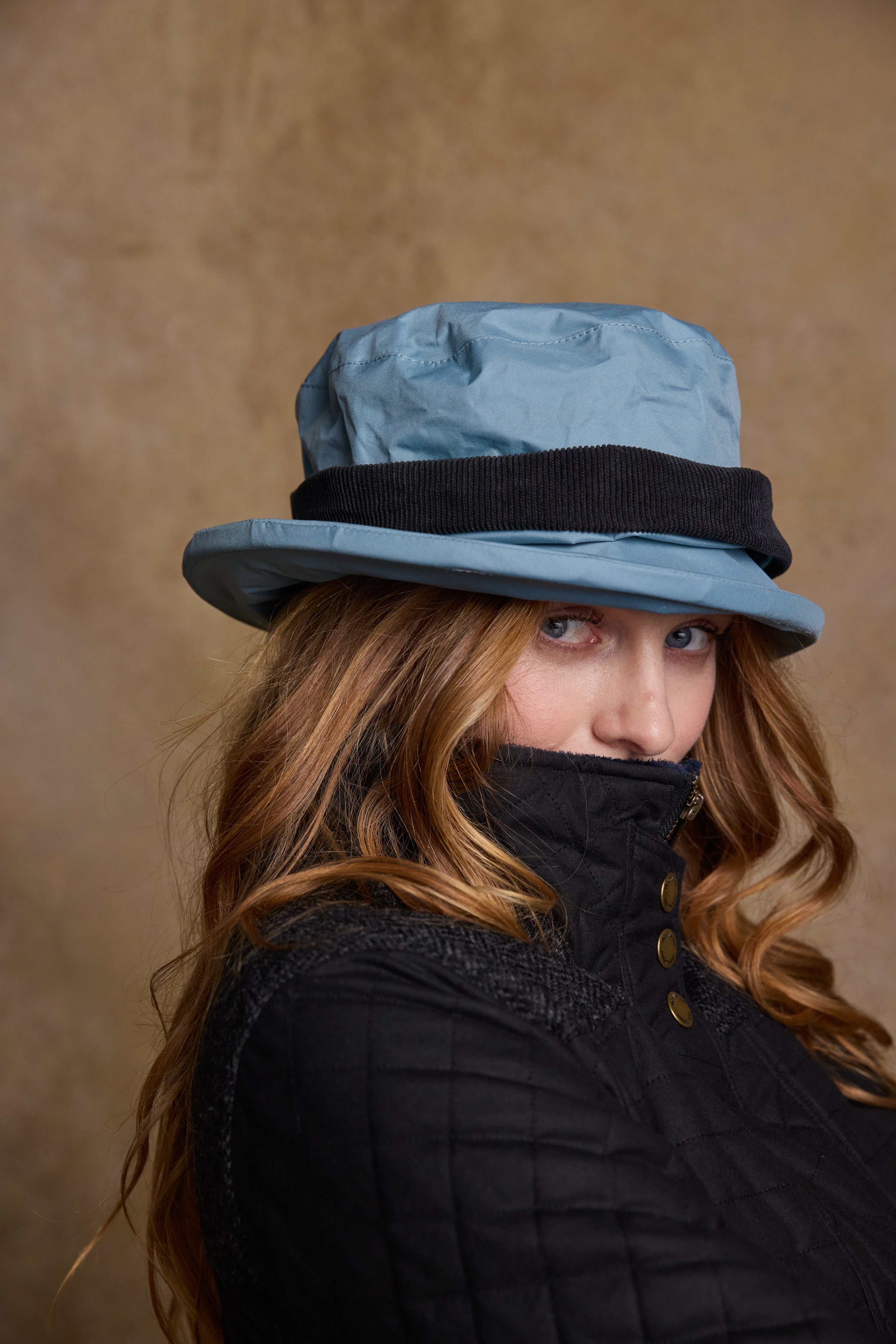 Malvern Waterproof Hat - Smoke Blue