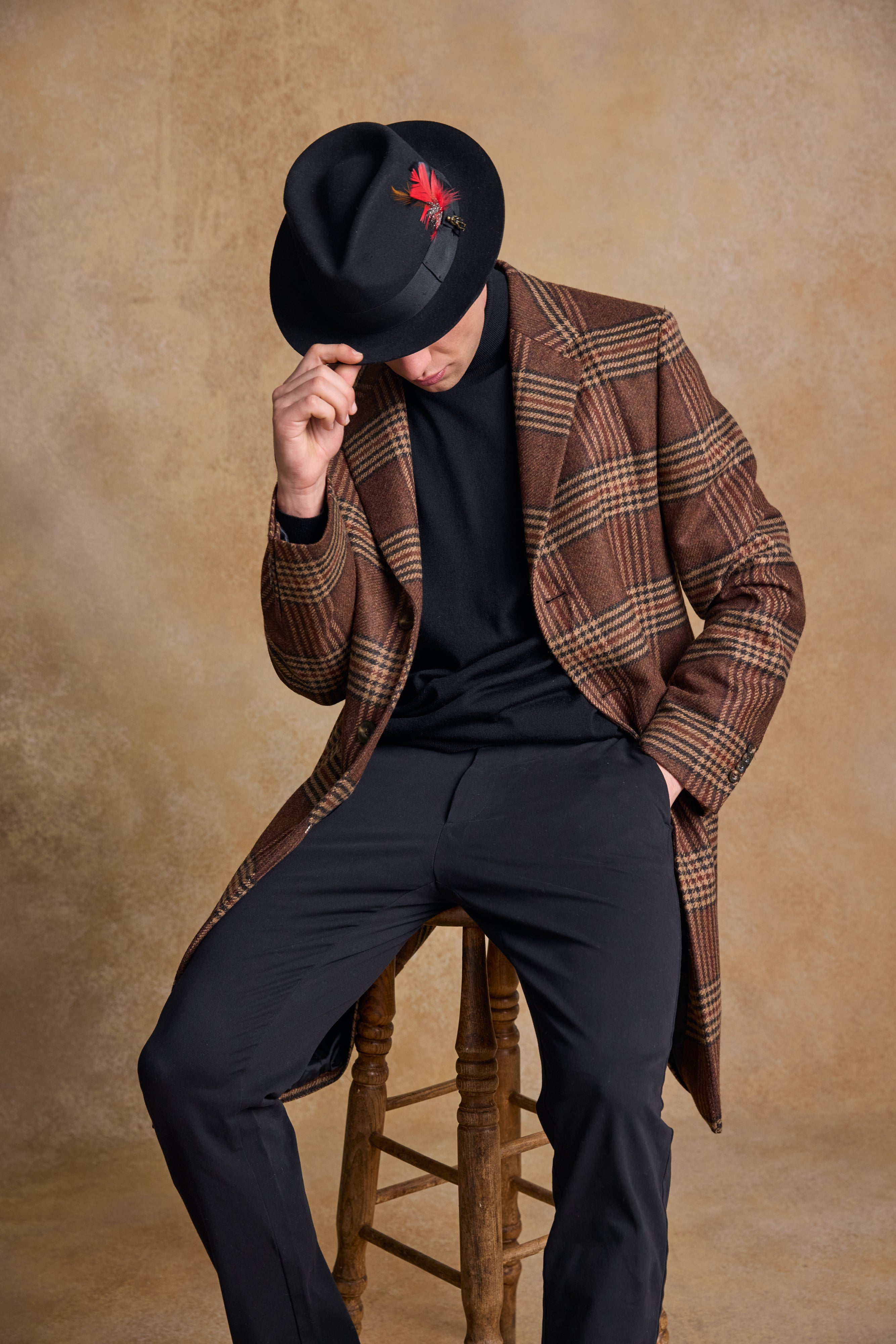 Kildare Felt Trilby Hat - Black