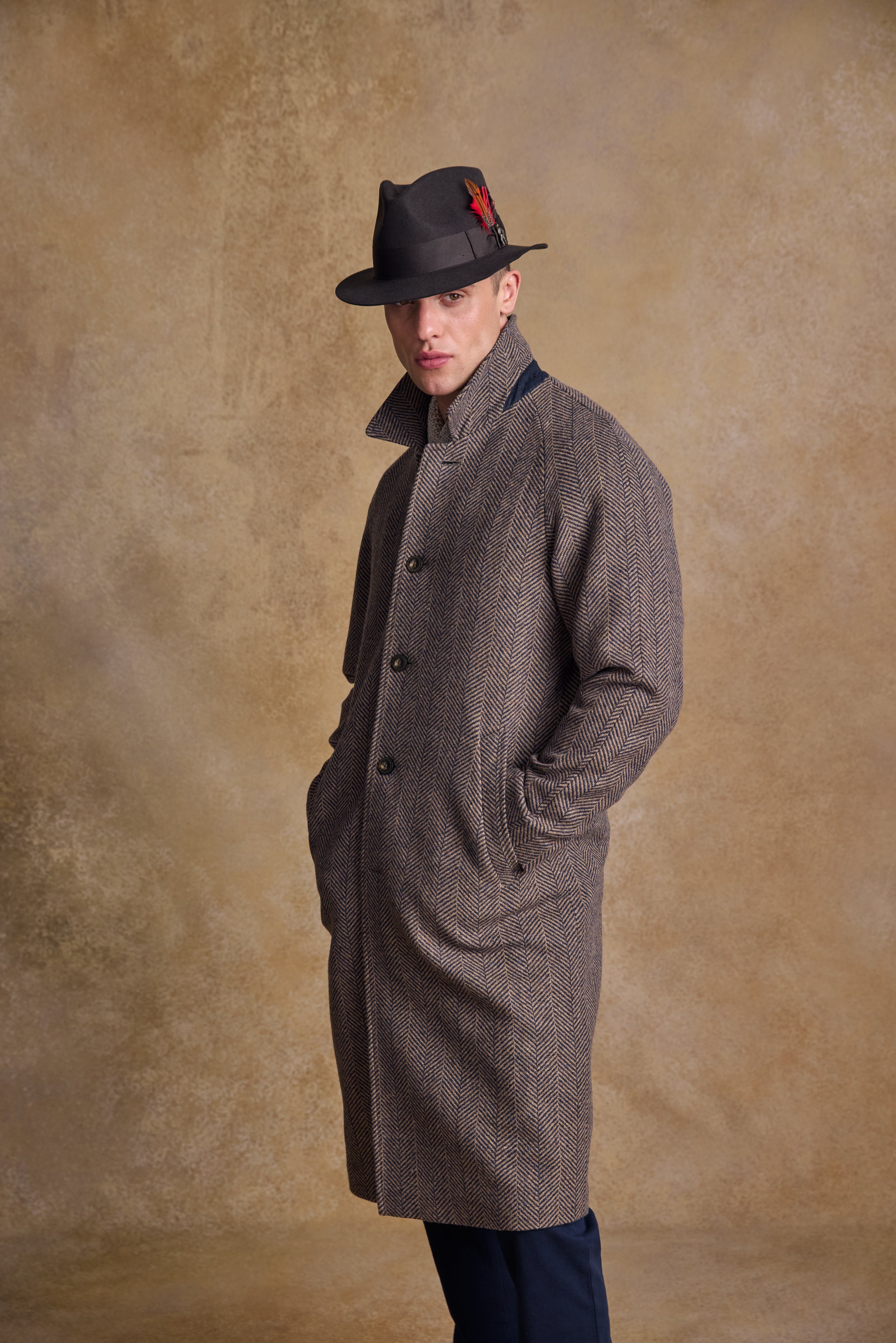 Kildare Felt Trilby Hat - Brown