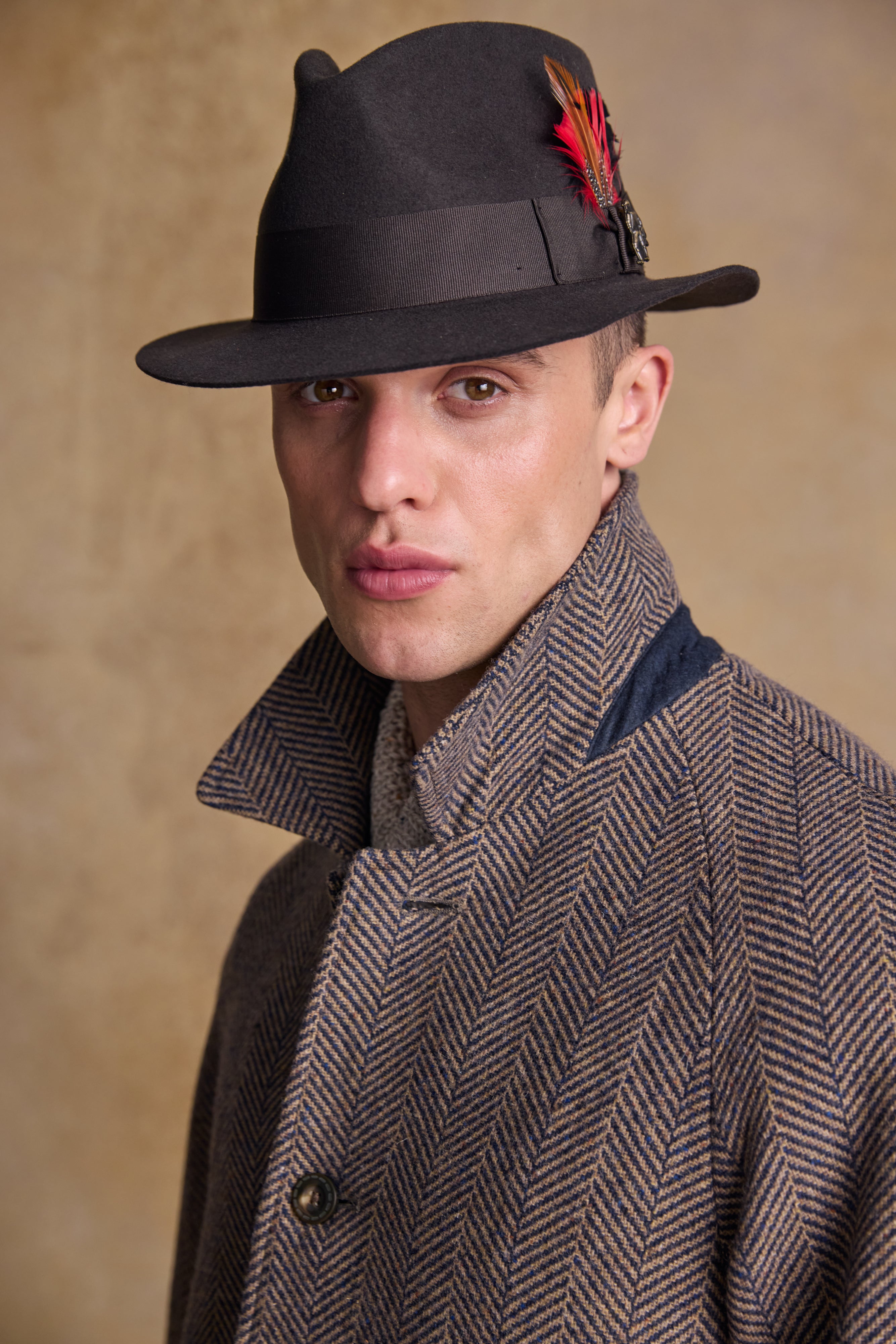 Kildare Felt Trilby Hat - Brown