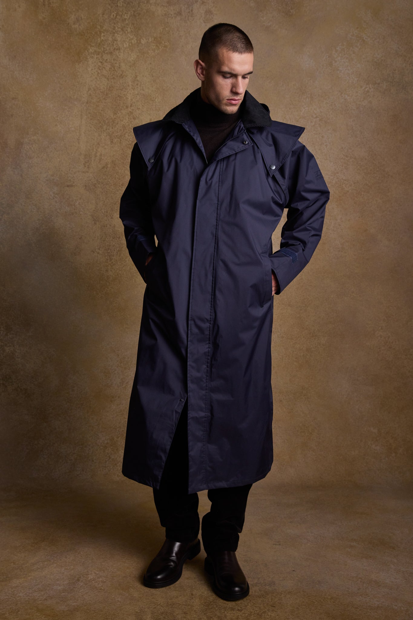 Manteau imperméable Lambourne - Marine