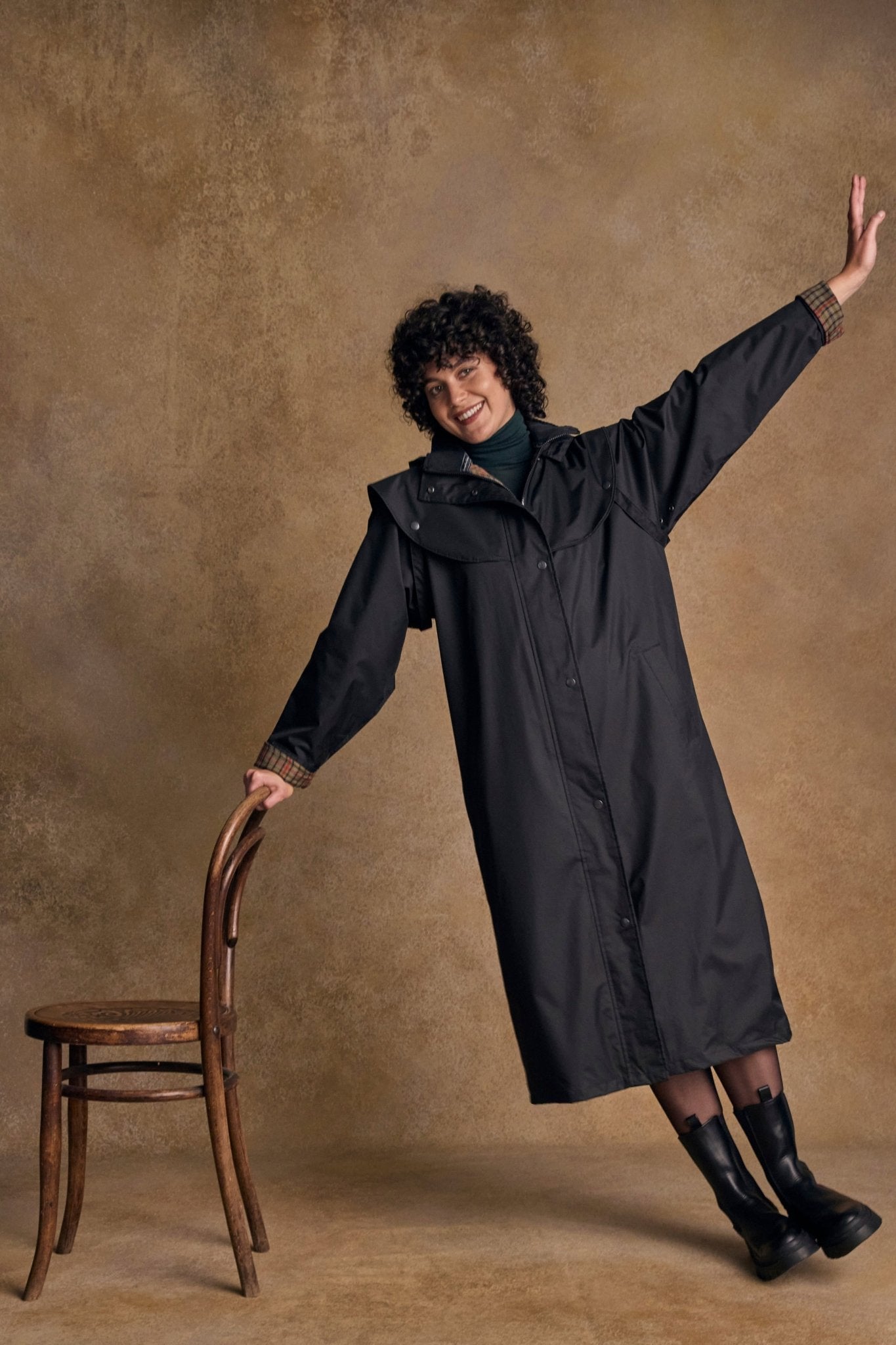 Clothing Jack Murphy Rain Coat Malvern Waterproof Coat Black