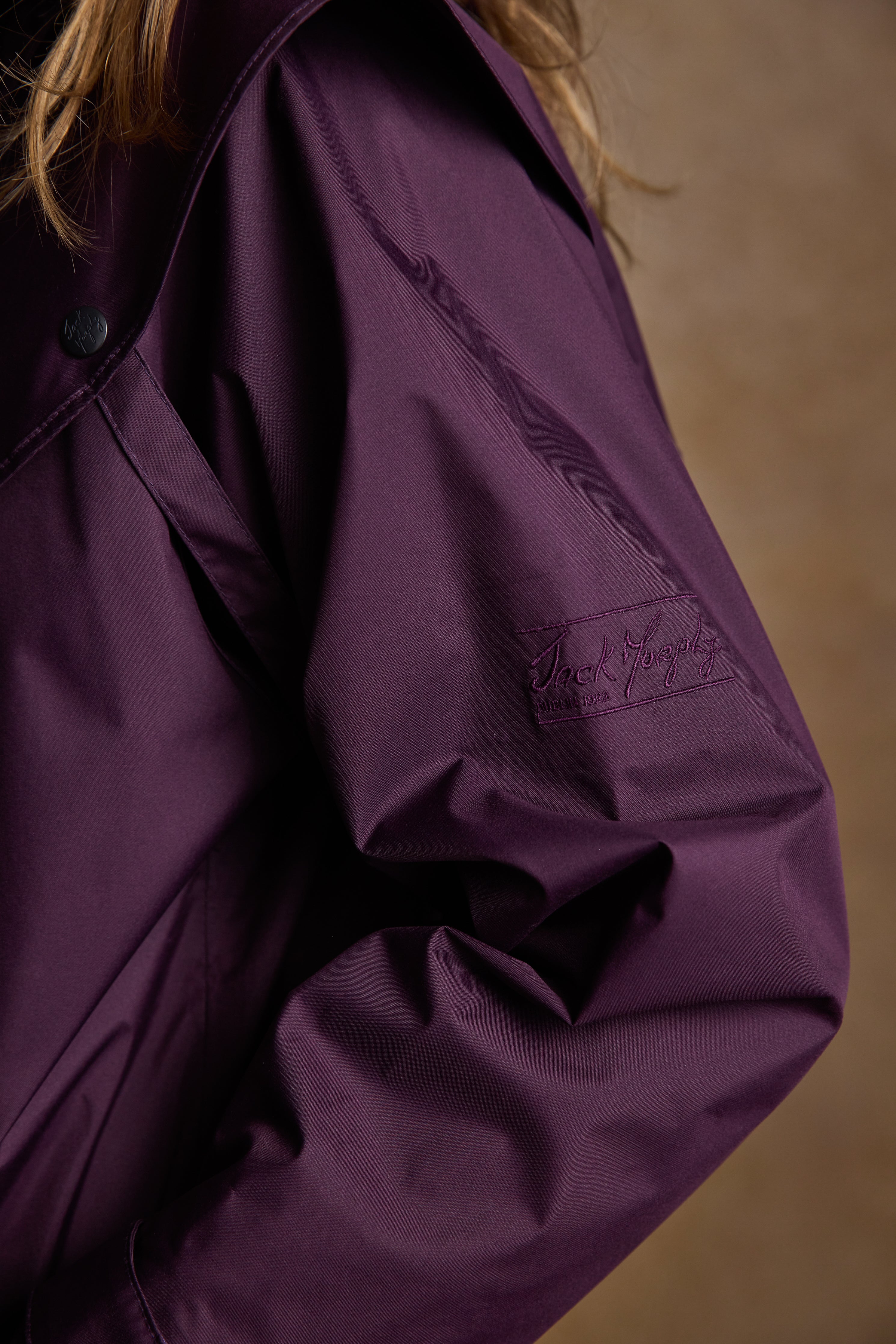 Malvern Waterproof Coat - Blackberry