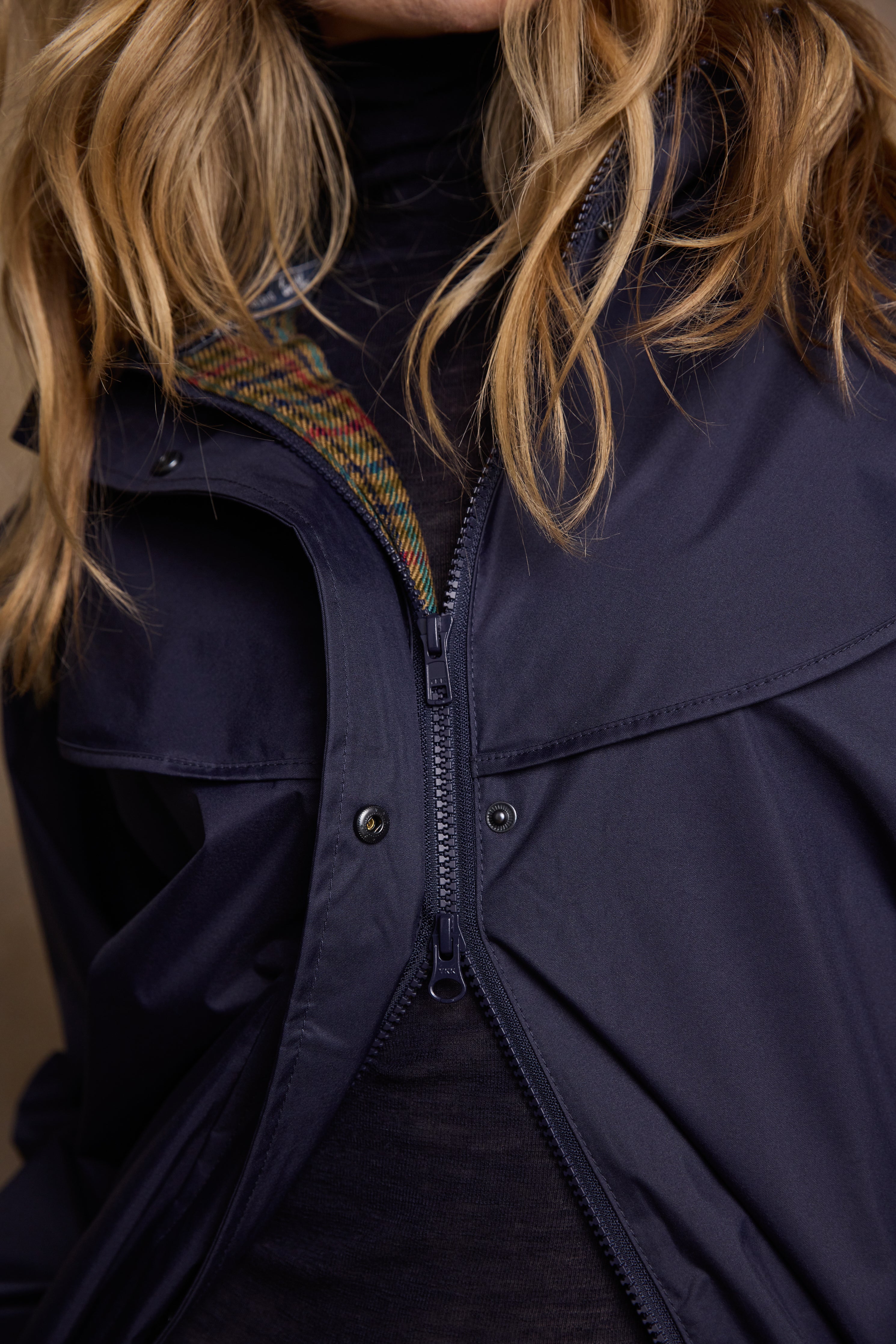 Malvern Waterproof Coat - Navy