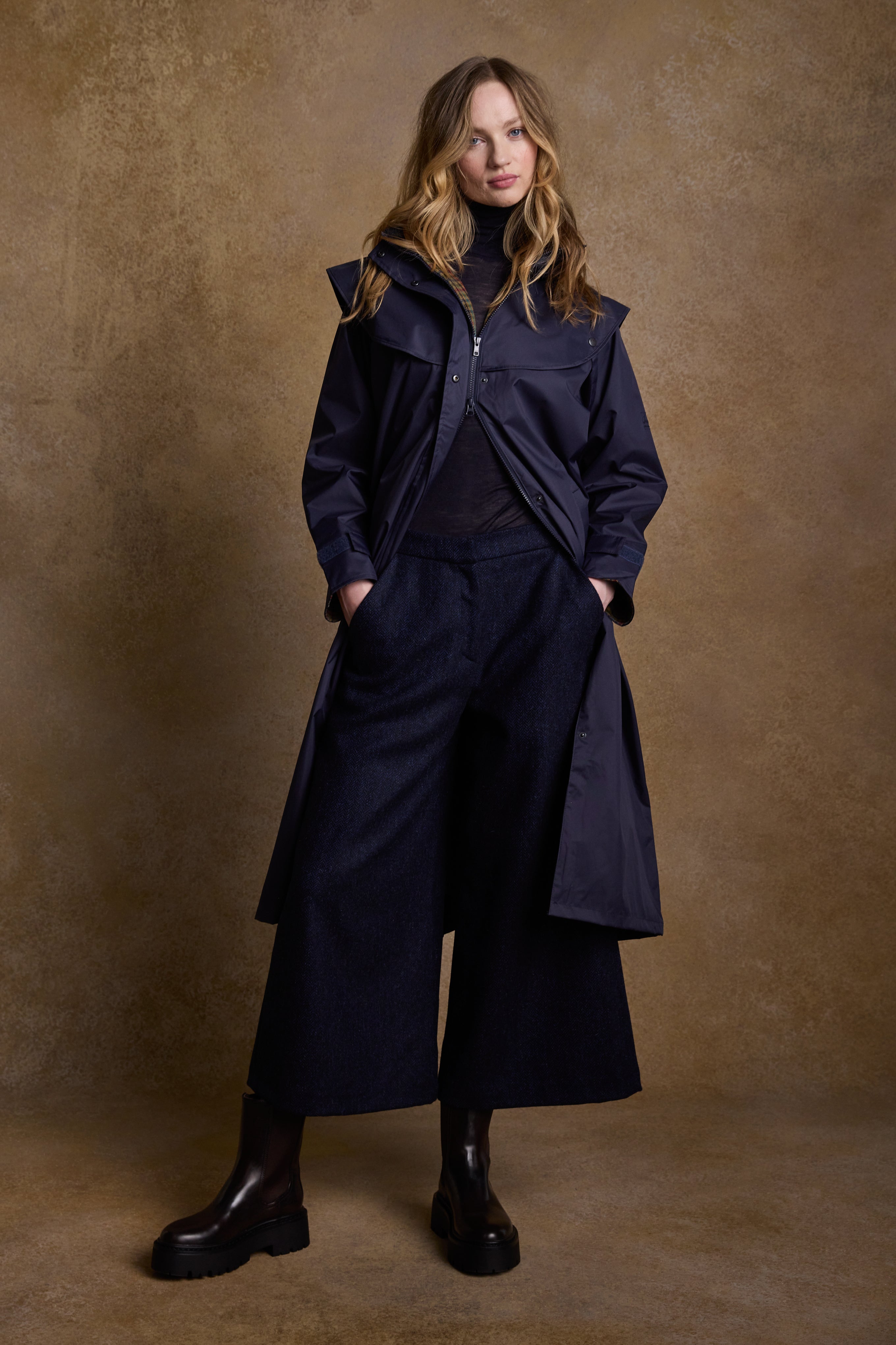 Malvern Waterproof Coat - Navy