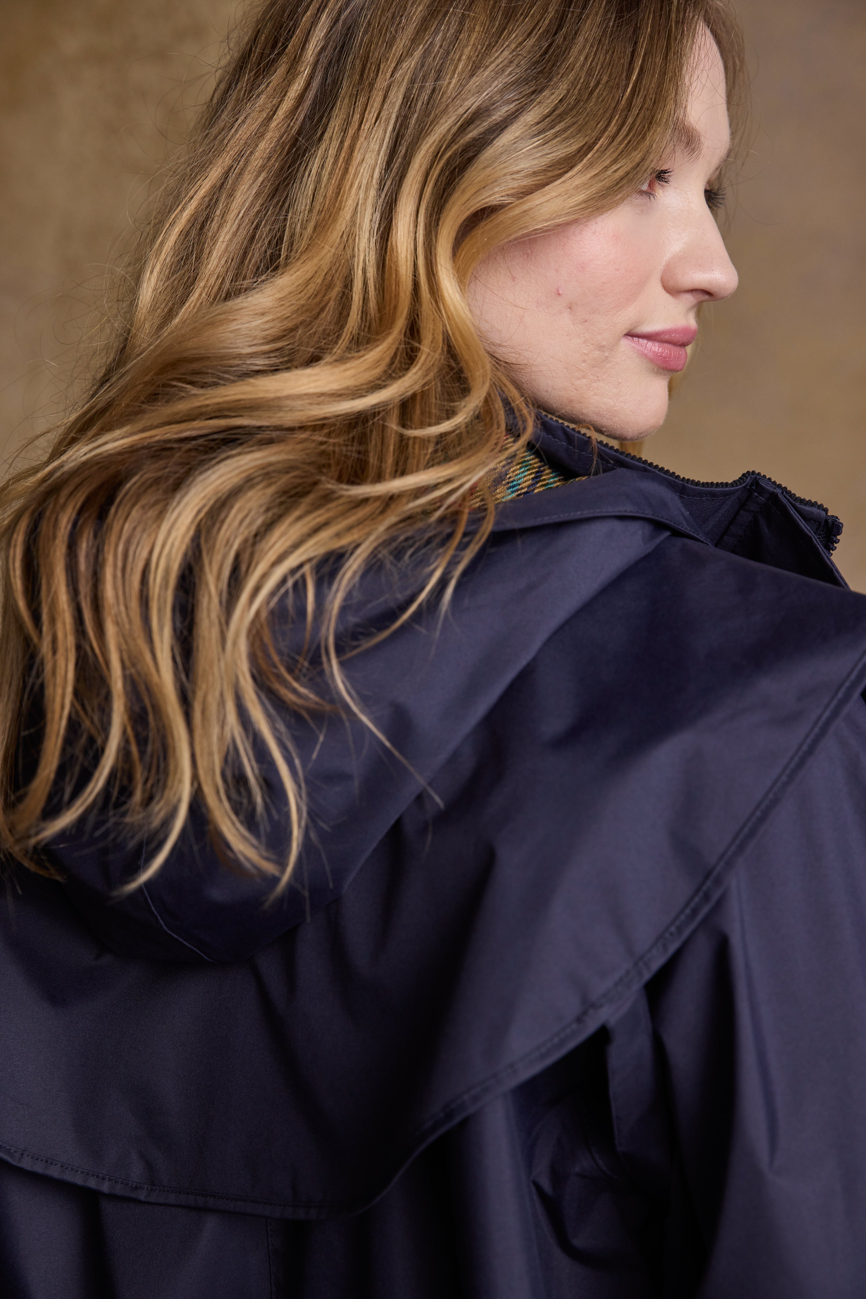 Malvern Waterproof Coat - Navy