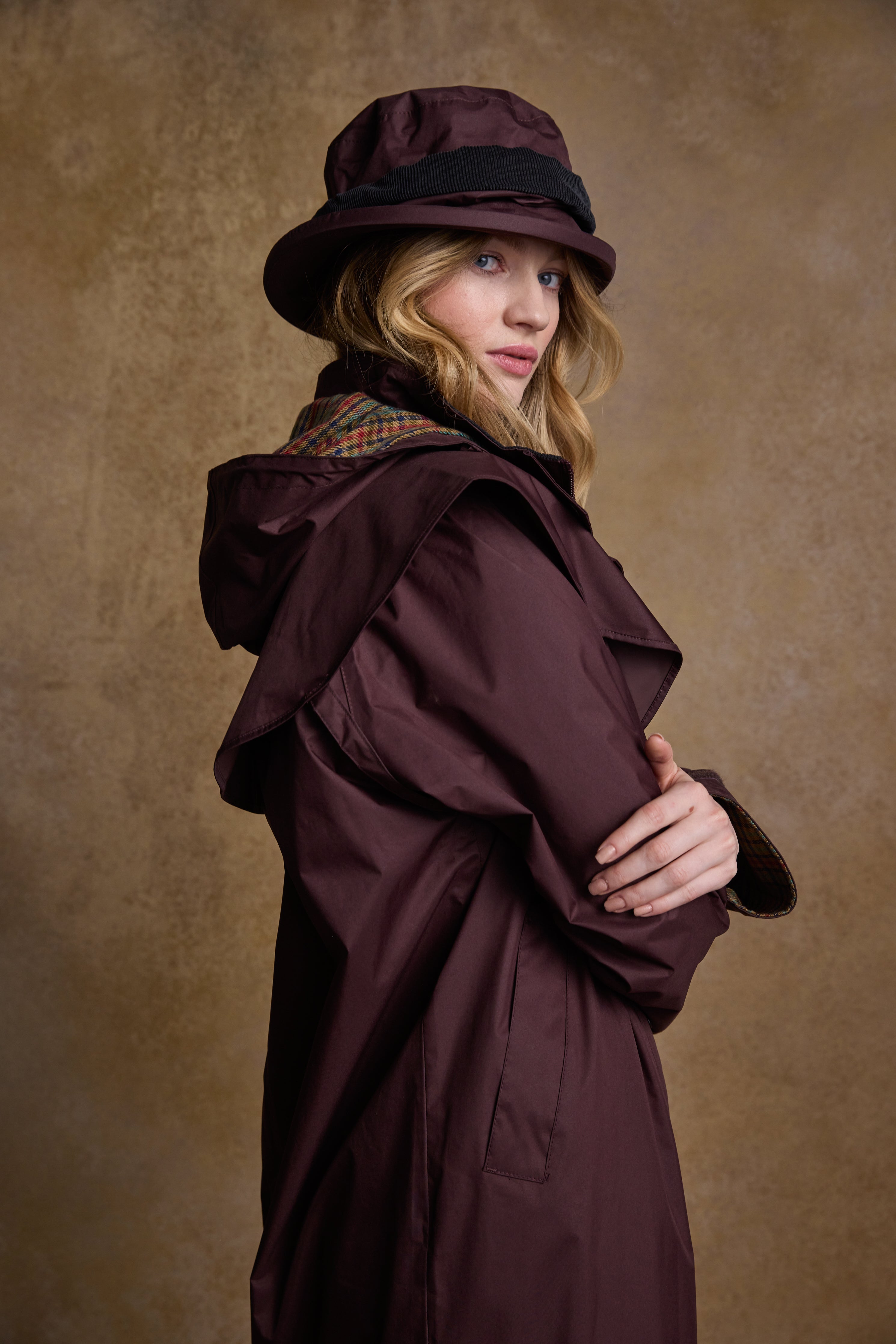 Malvern Waterproof Hat - Deep Claret