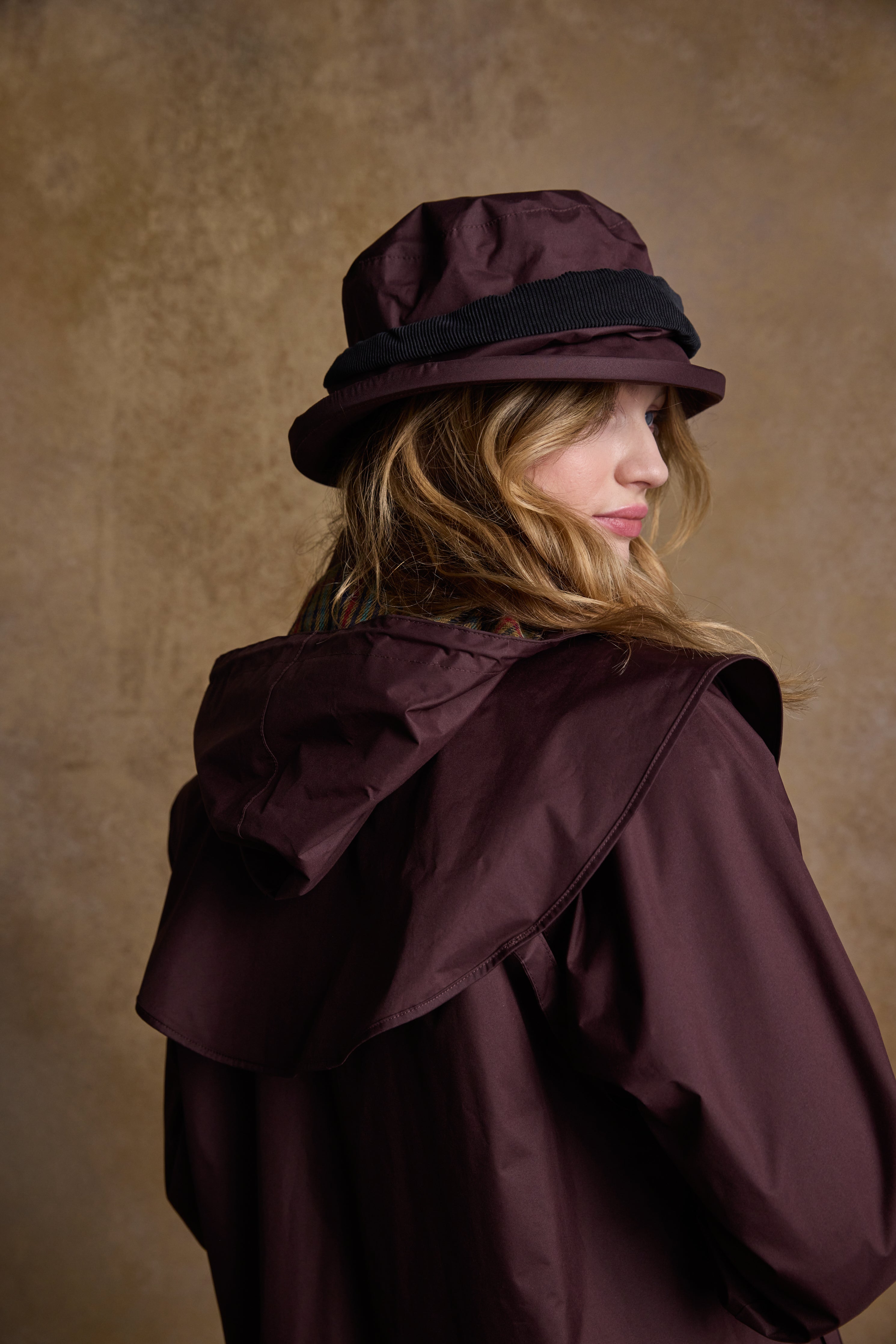 Malvern Waterproof Hat - Deep Claret