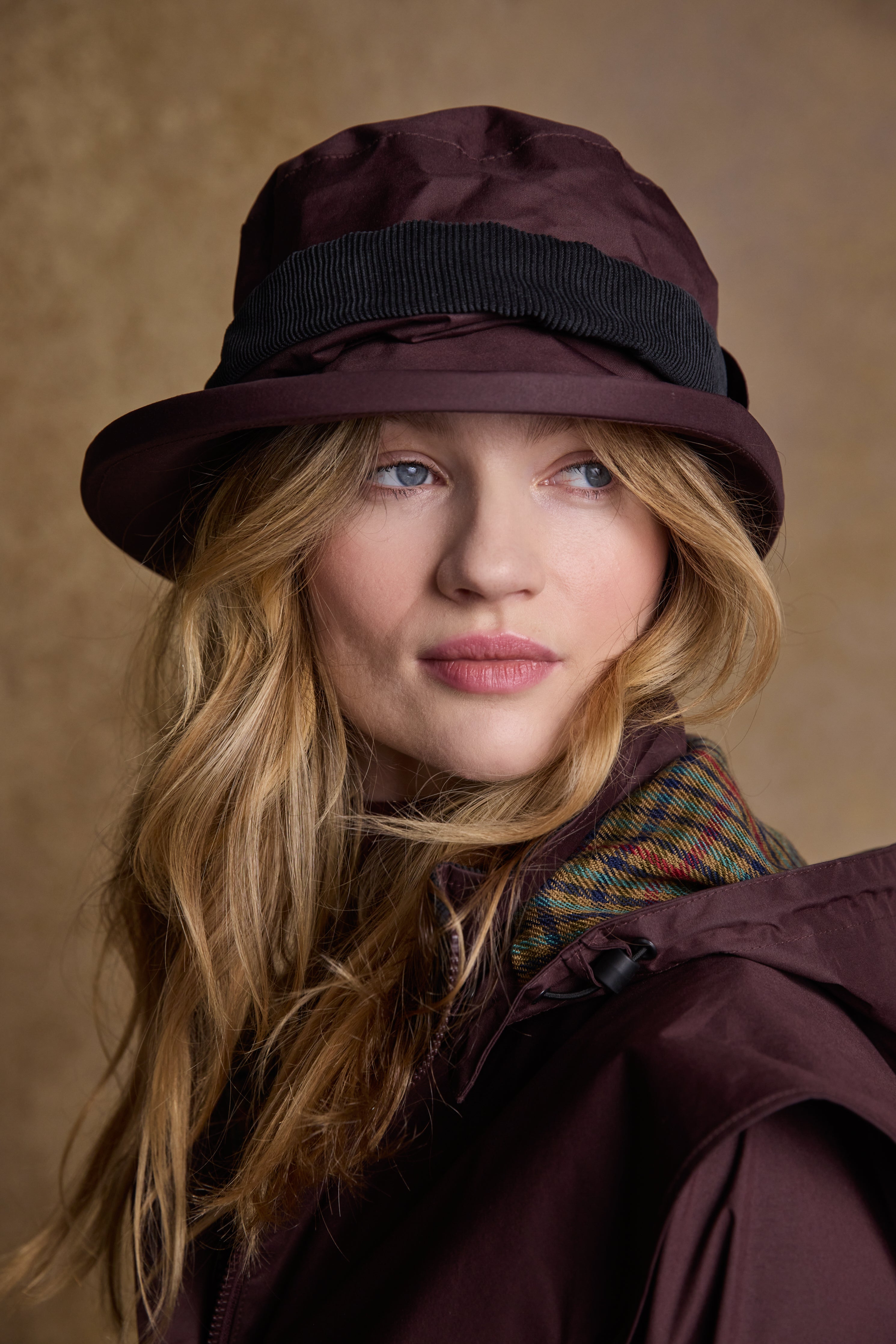 Malvern Waterproof Hat - Deep Claret