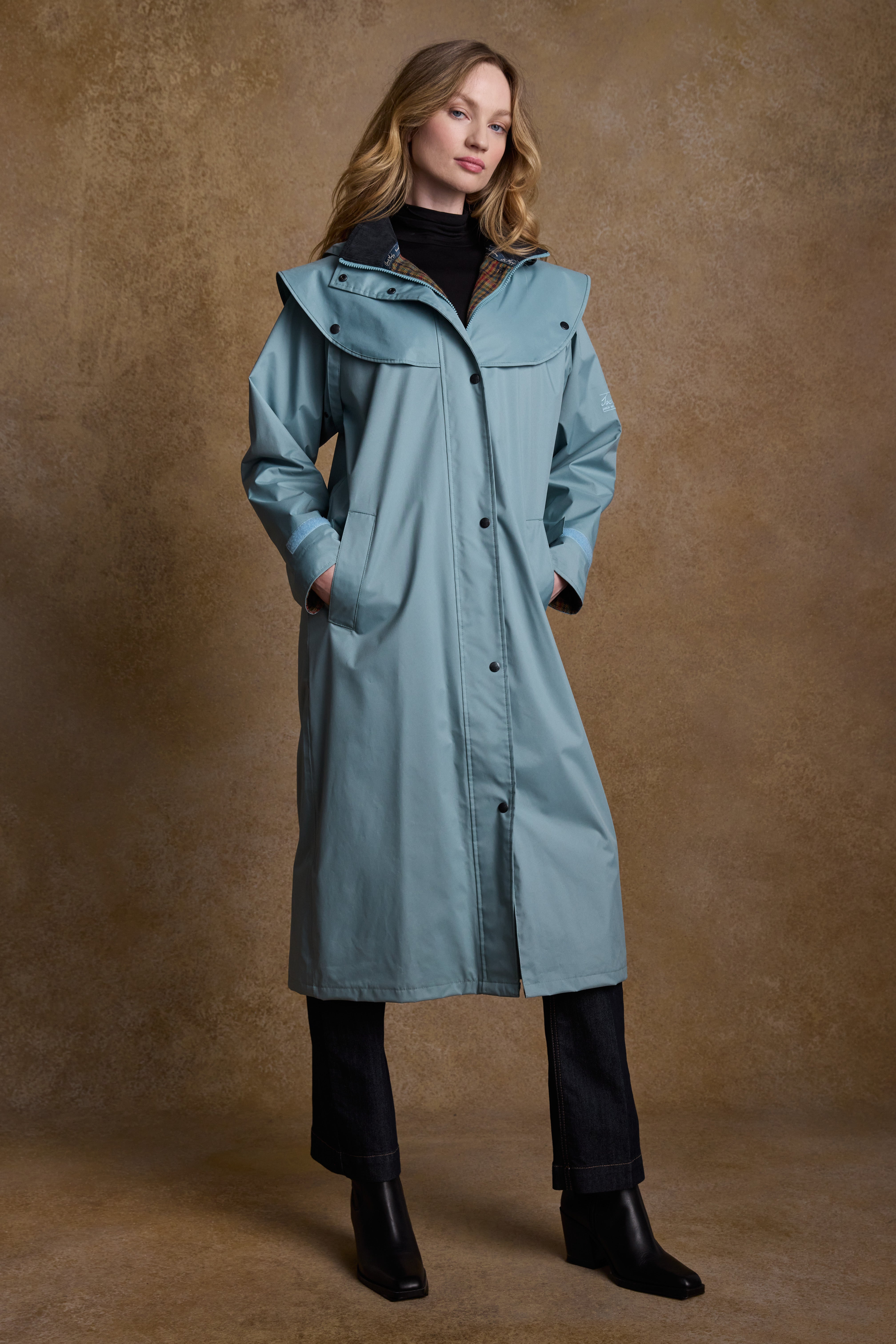 Malvern Waterproof Coat - Smoke Blue