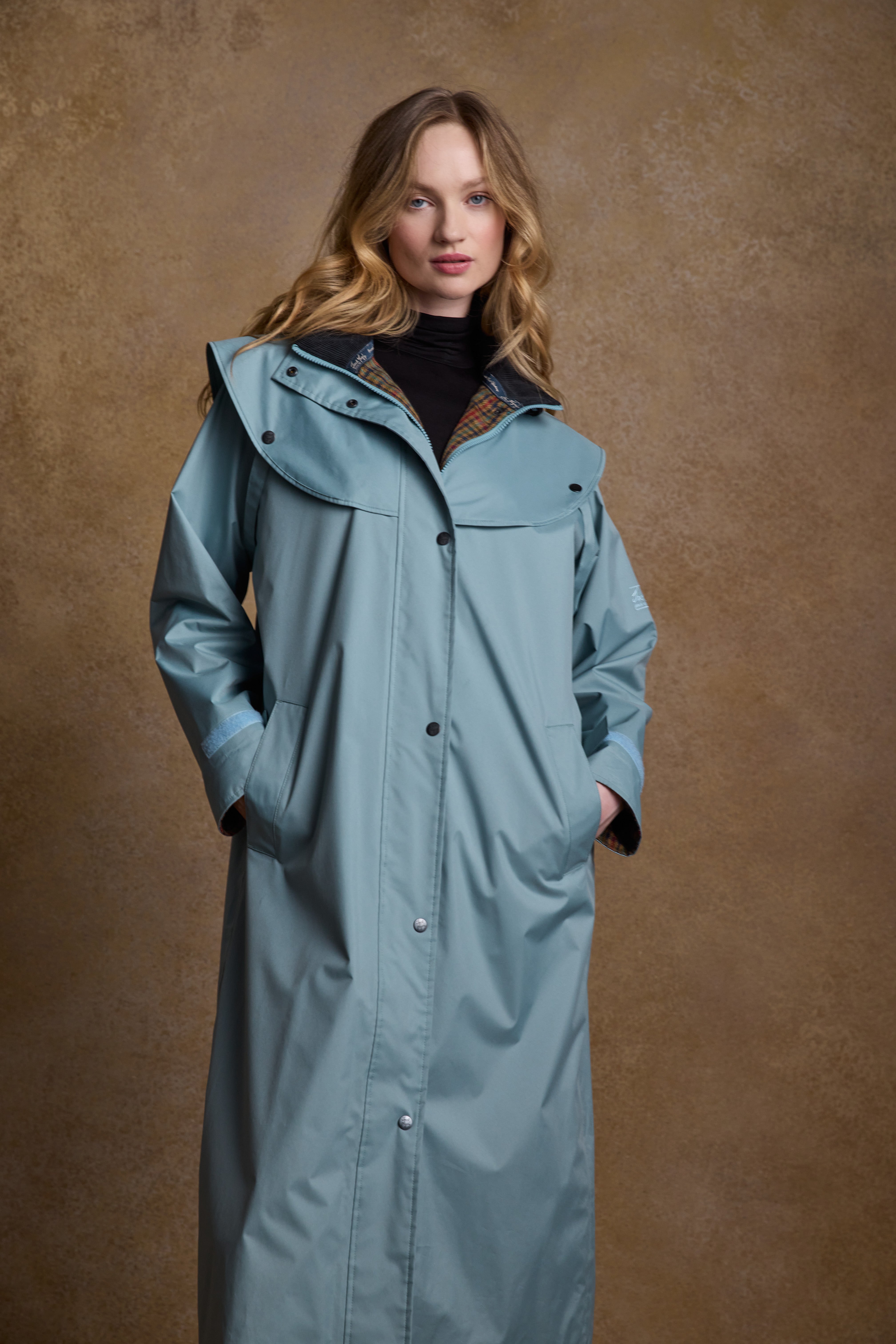 Malvern Waterproof Coat - Smoke Blue