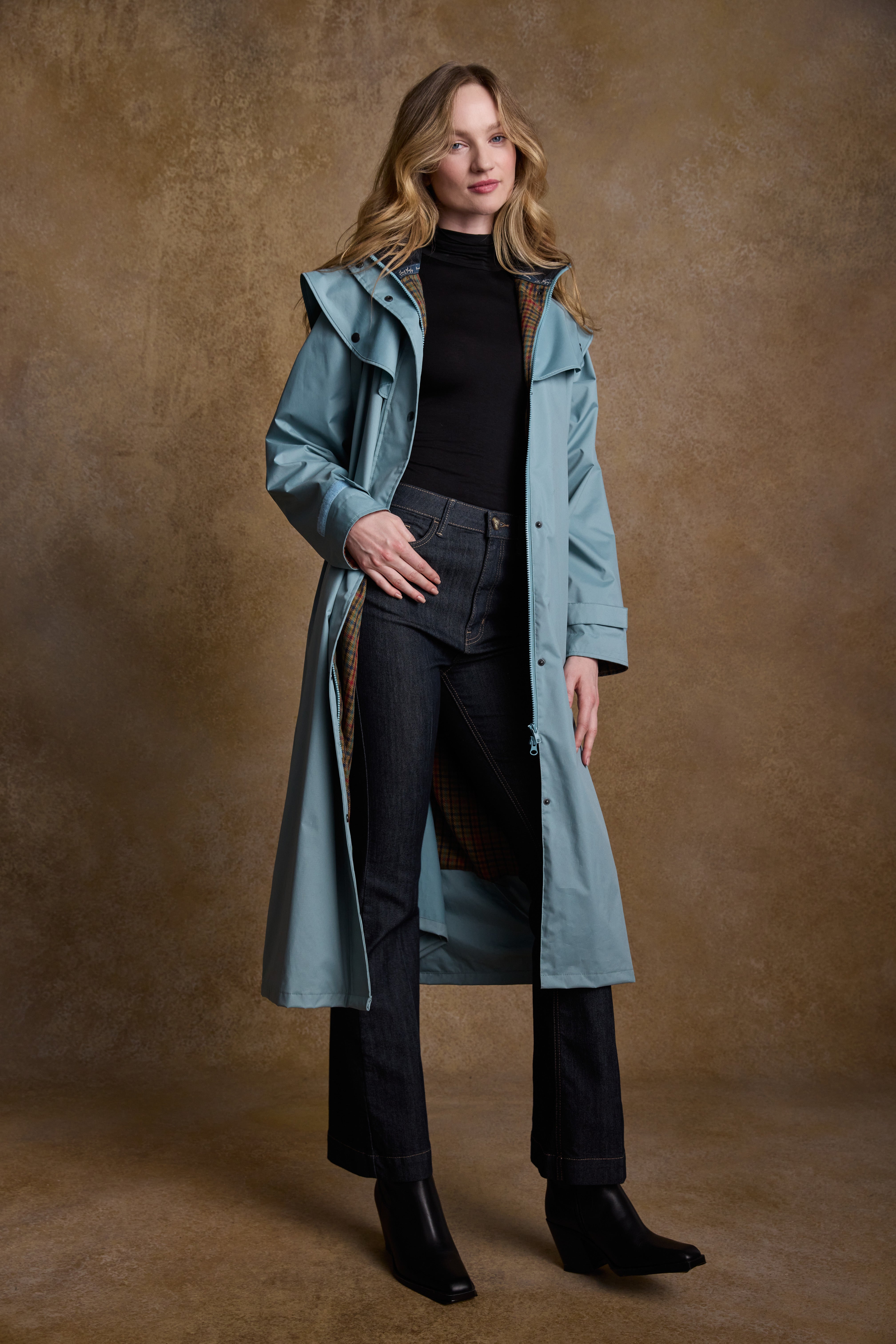 Malvern Waterproof Coat - Smoke Blue