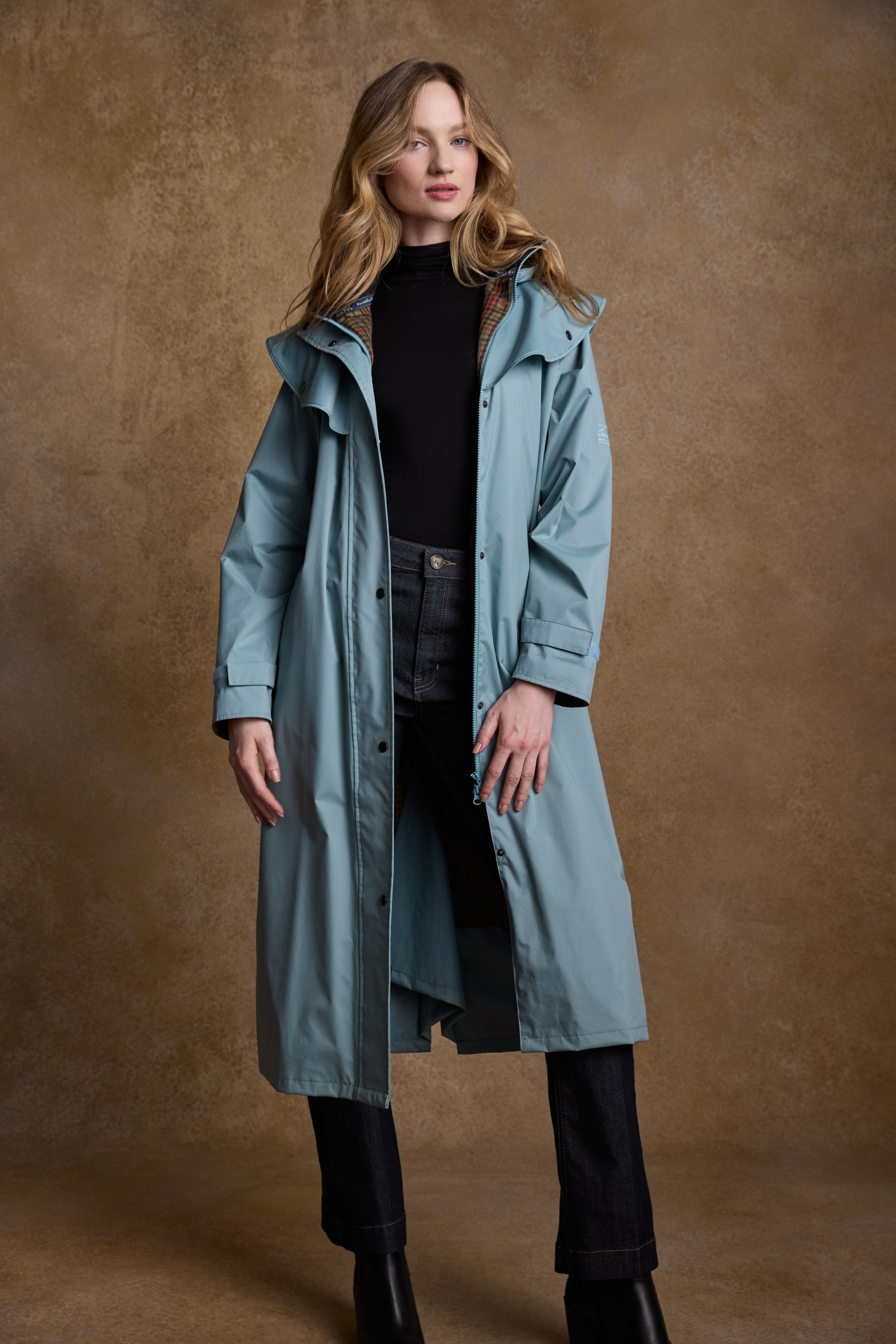 Malvern Waterproof Coat - Smoke Blue