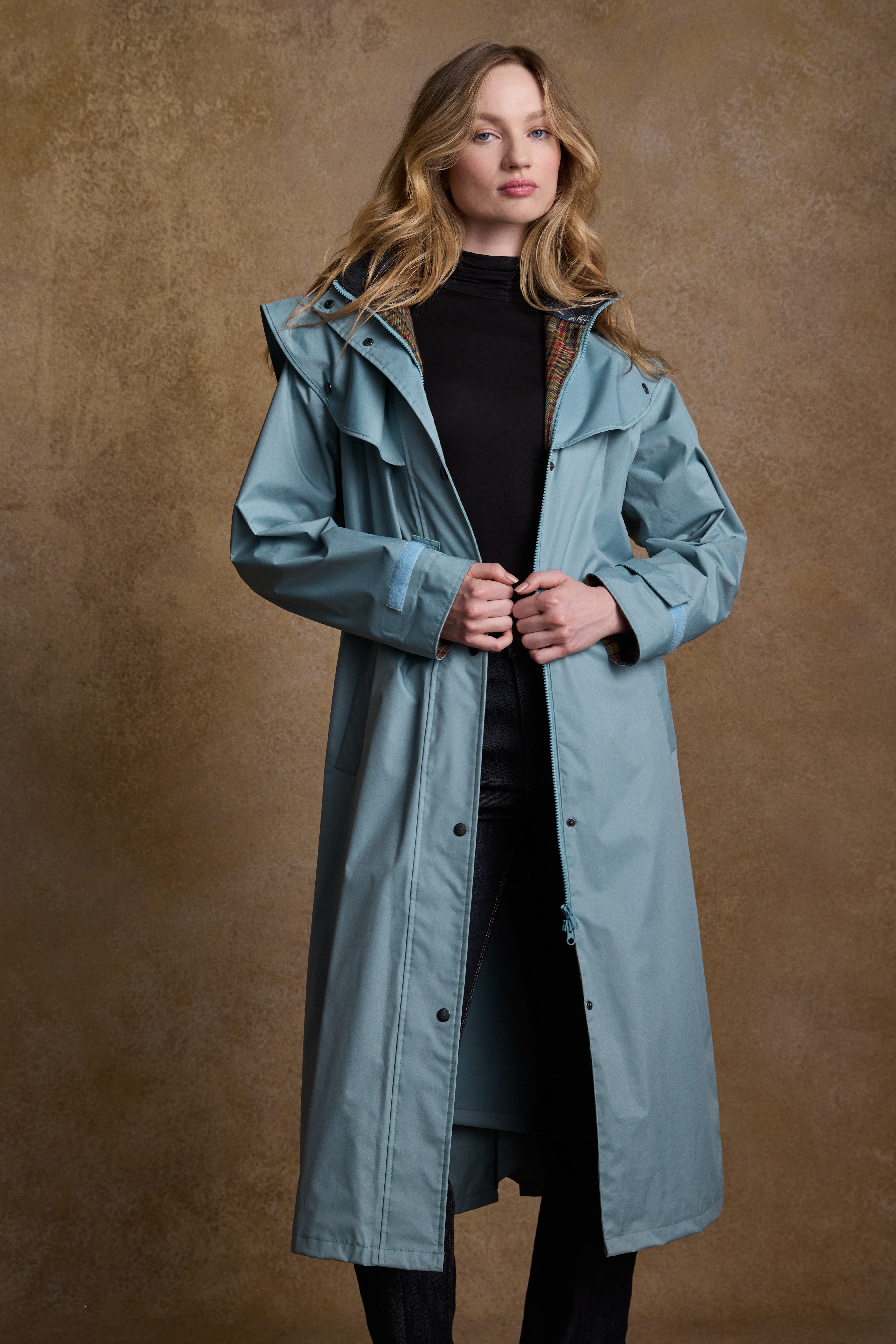 Malvern Waterproof Coat - Smoke Blue