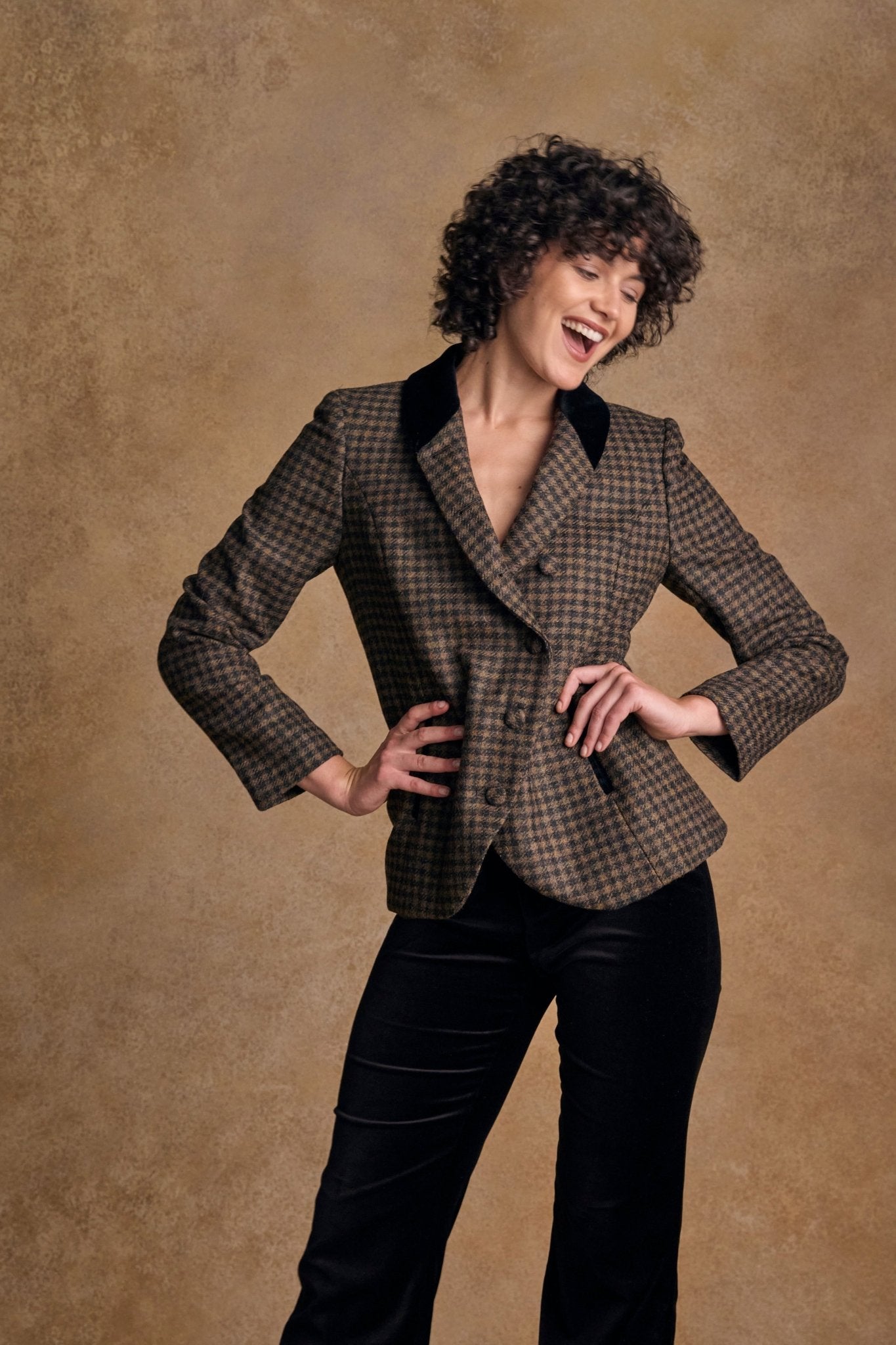 Jack Murphy Ireland - Nicole Tweed Jacket - Earth Check - Tweed