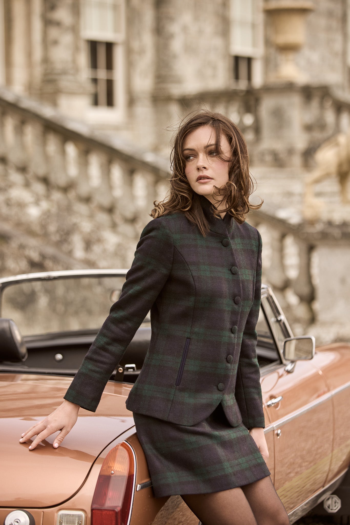 Barbara Tweedrock – Grüner Tartan