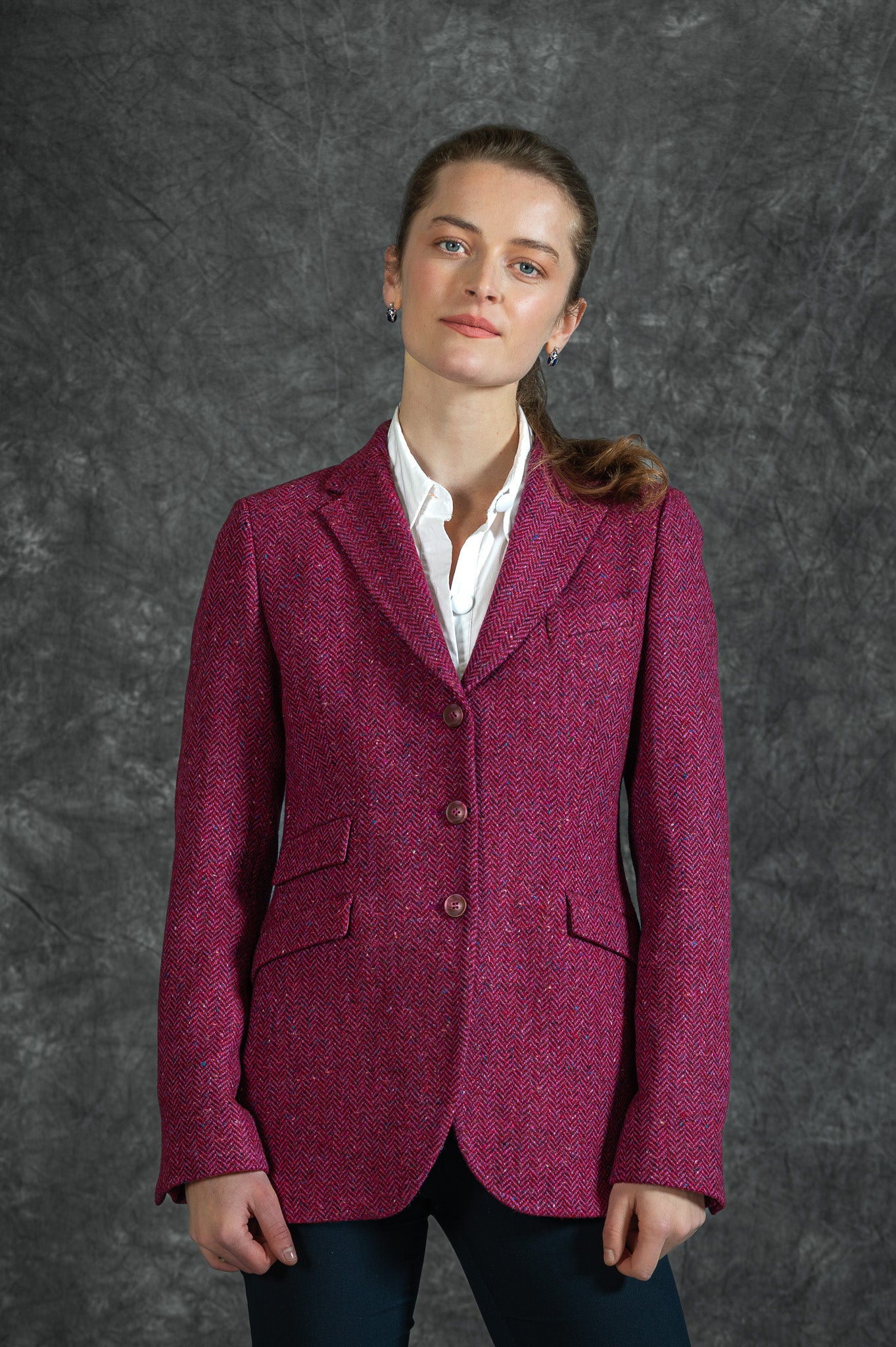 Nora Tweed Blazer - Wild Burren Rose