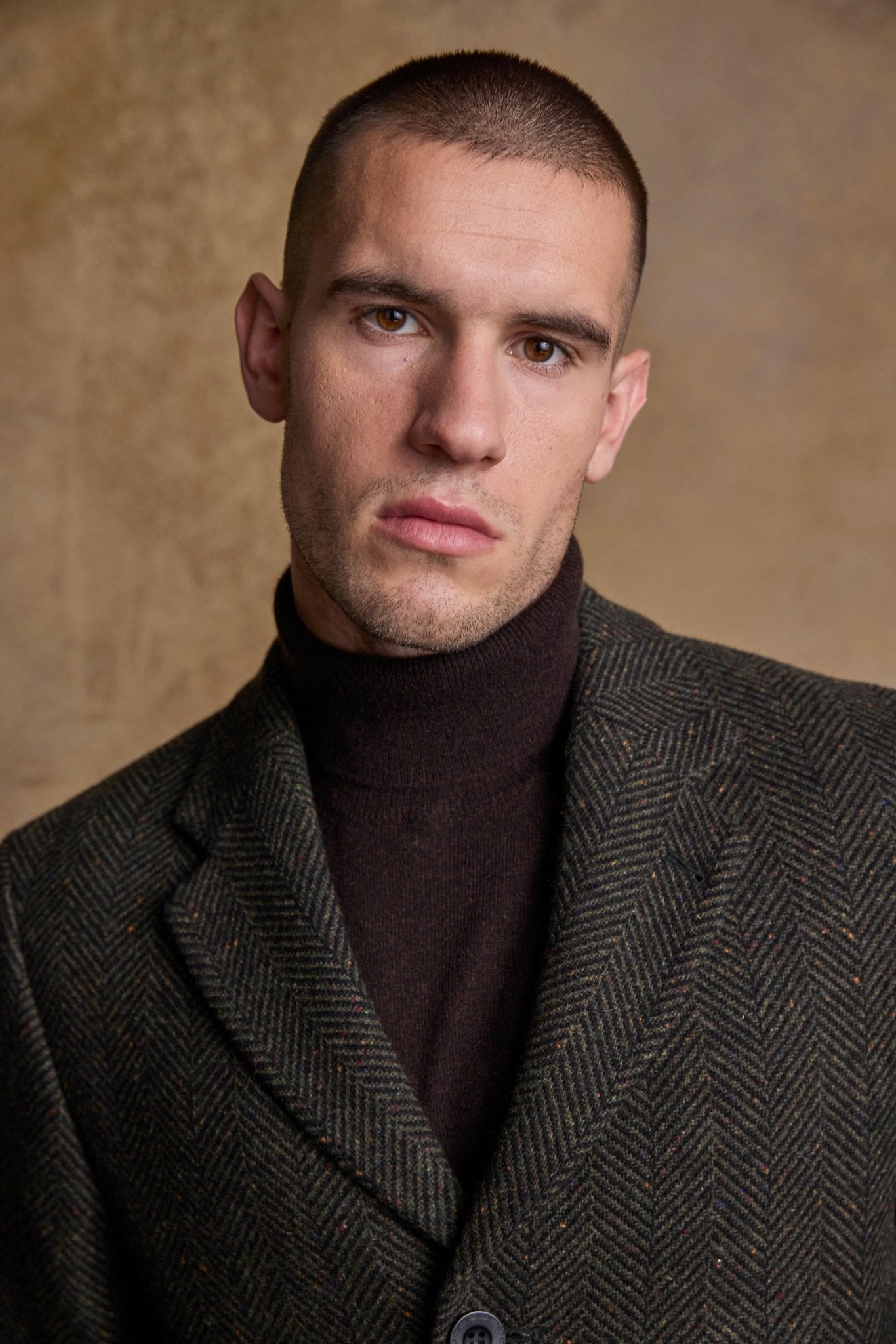 Jack Murphy Clothing - Owen Tweed Coat - Donegal Pine Herringbone - Tweed