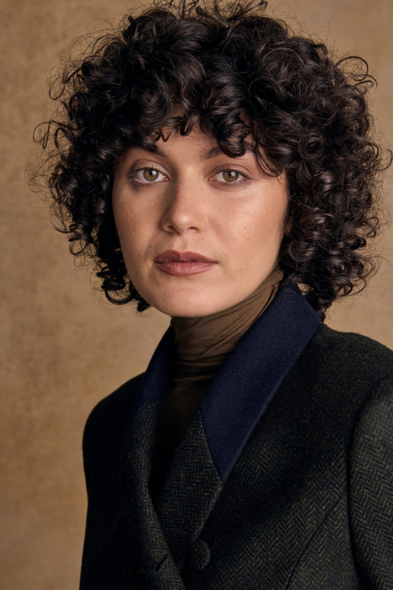 Jack Murphy Ireland - Robin Tweed Coat - Deep Green Herringbone - Tweed