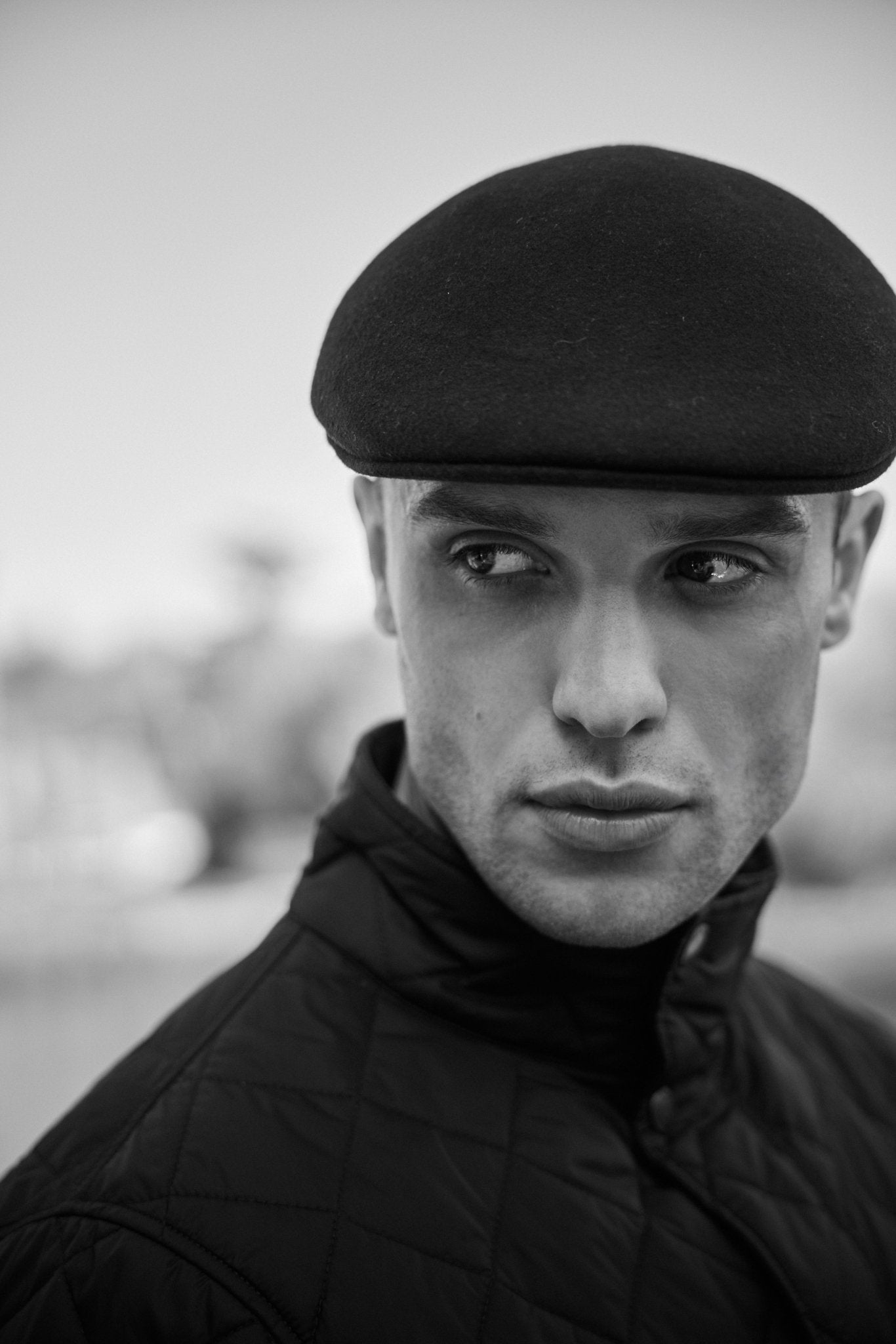 Jack Murphy Clothing - Galway Felt Flat Cap - Navy - Hats