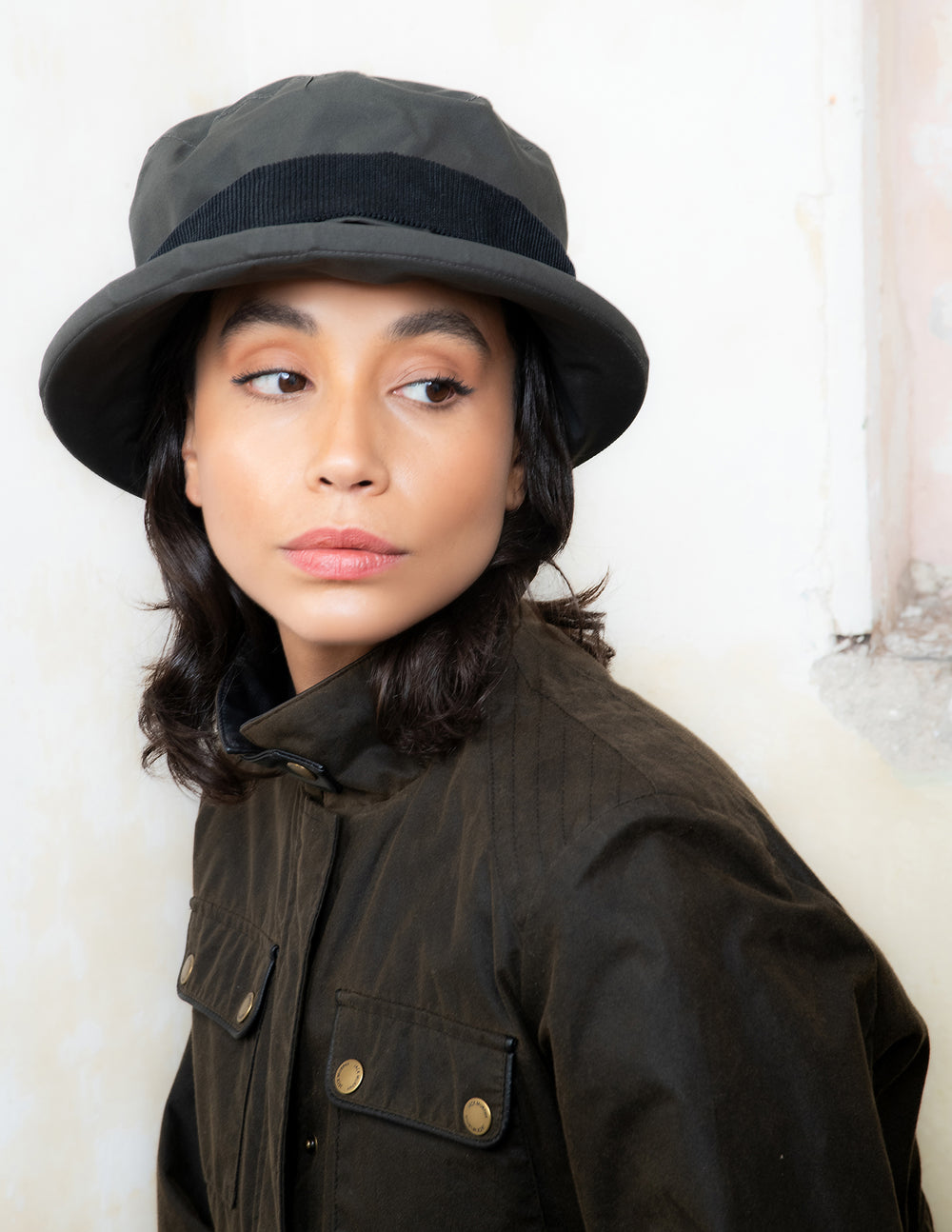 Malvern Waterproof Hat Olive Stylish, Durable Outdoor Essential