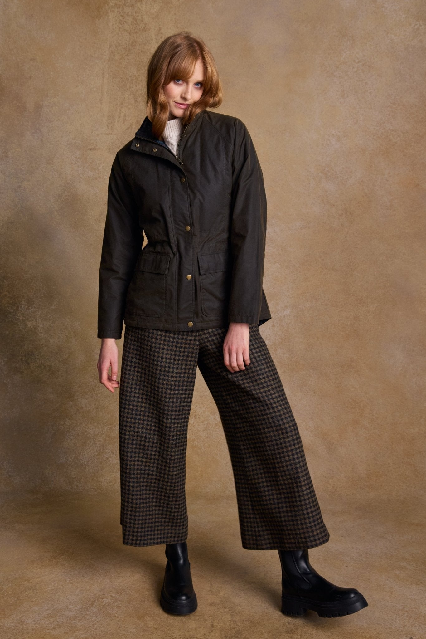 Jack Murphy Ireland - Sally Wax Jacket - Olive - Wax