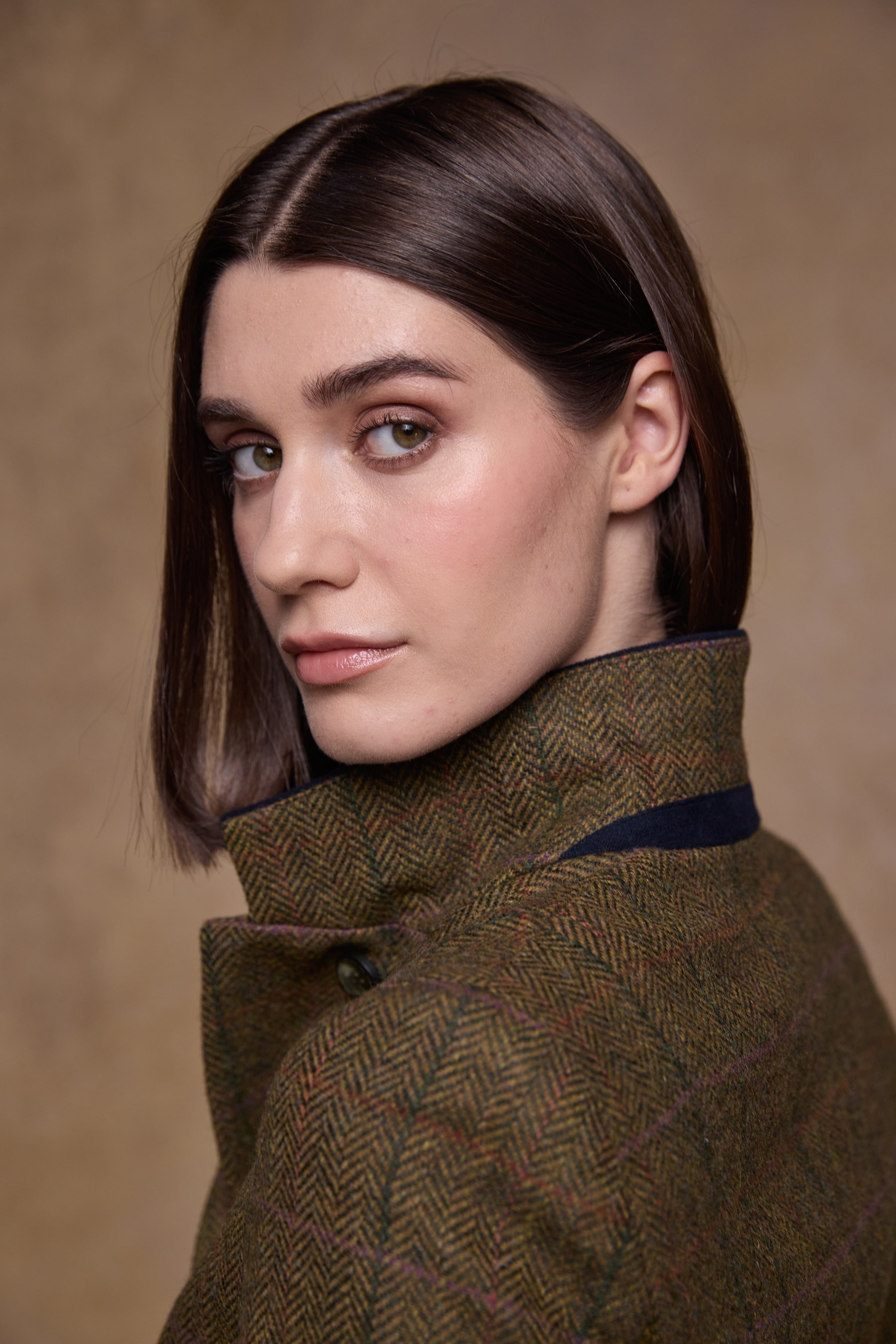 Sasha Tweed Jacket - Woodland Check
