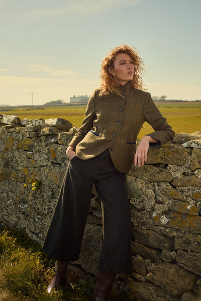 Sasha Tweed Jacket - Woodland Check