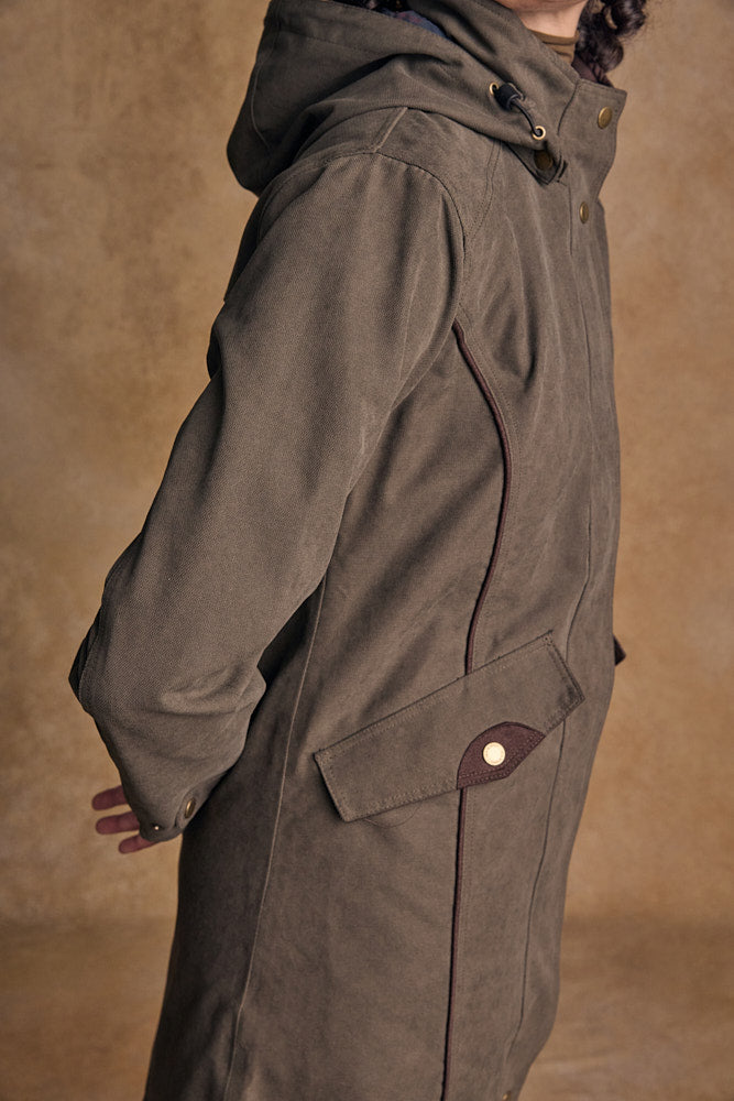 Una Wasserdichte Jacke - Olive