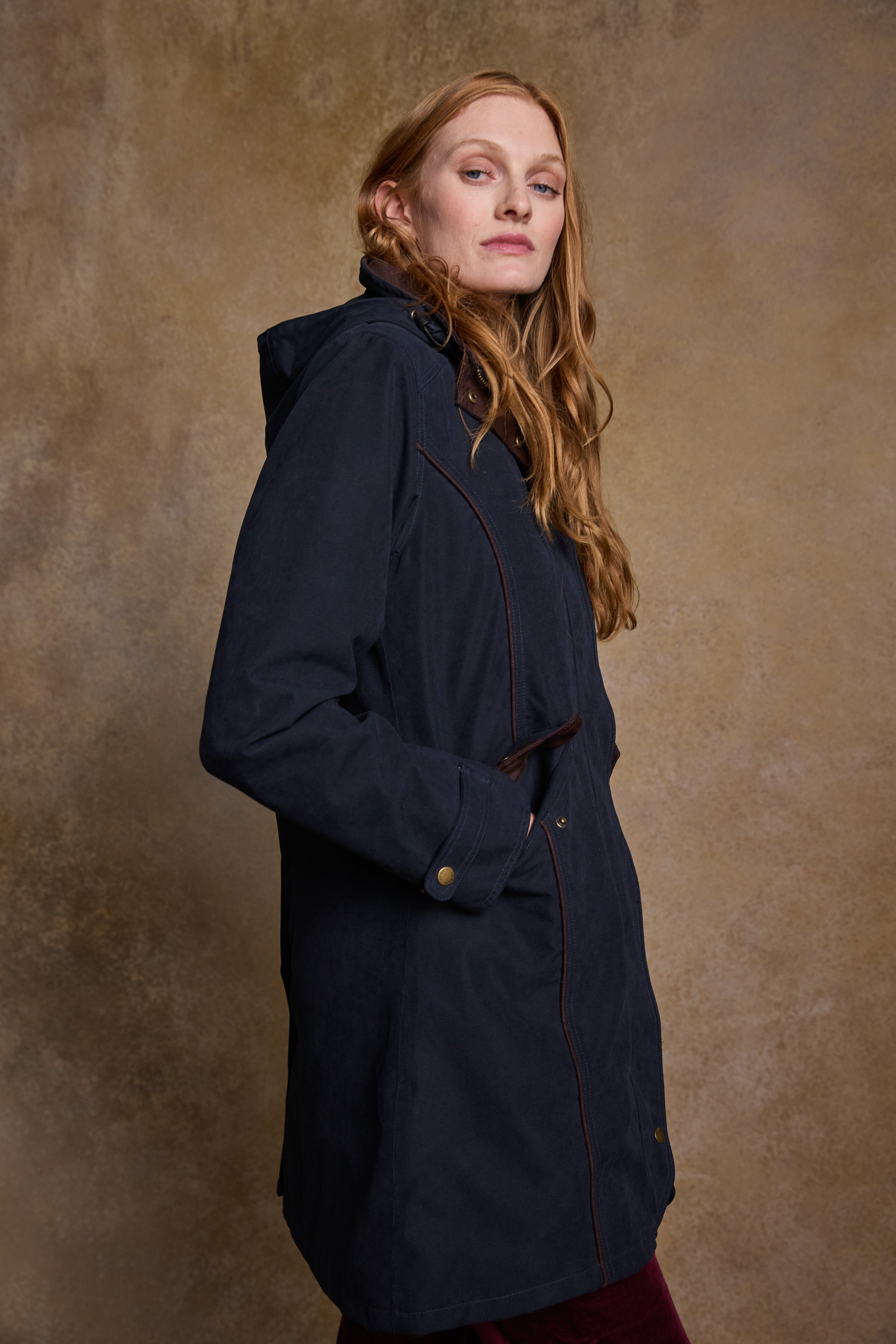 Una Wasserdichte Jacke - Navy