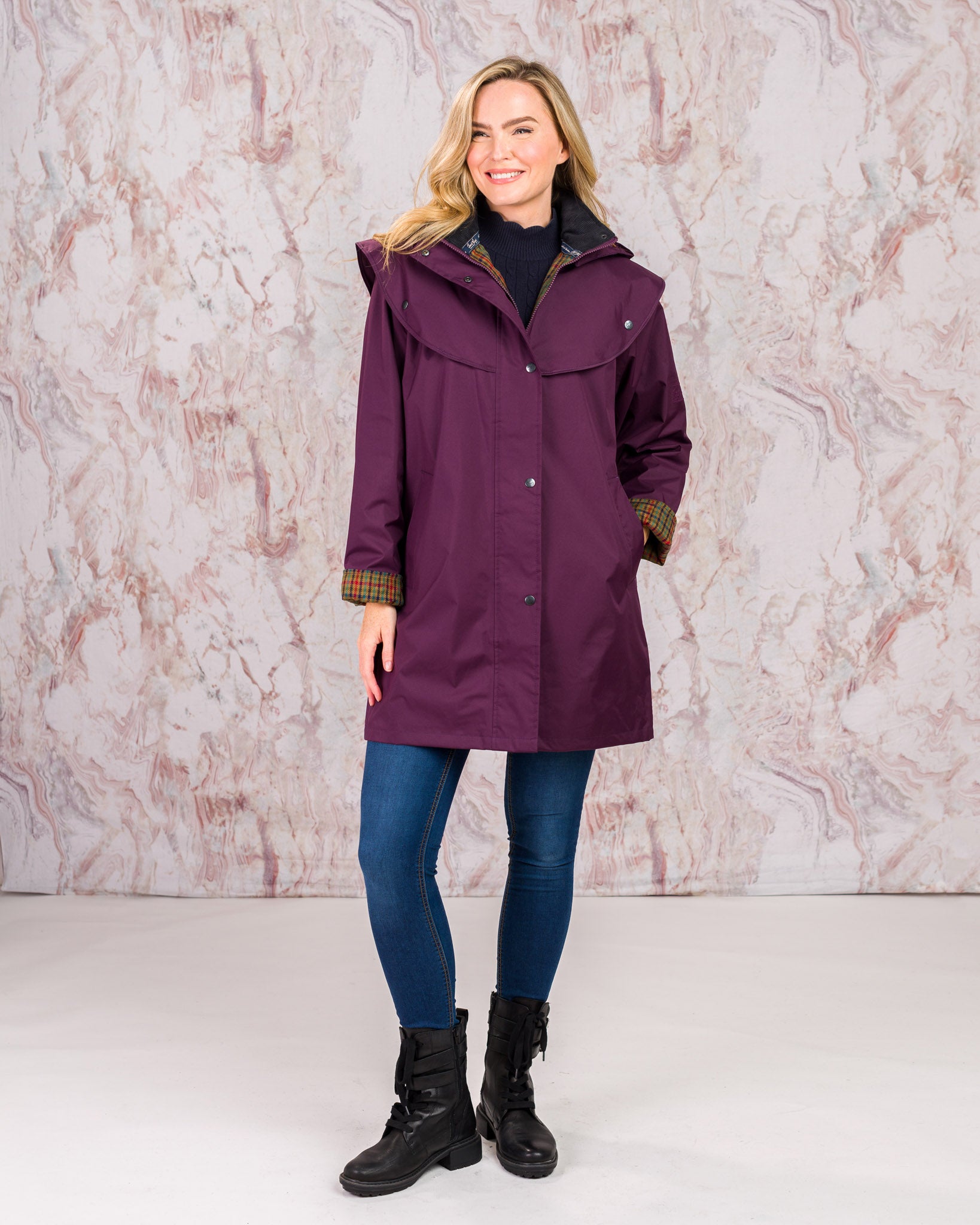 Cotswold Waterproof Jacket - Blackberry - Jack Murphy Ireland