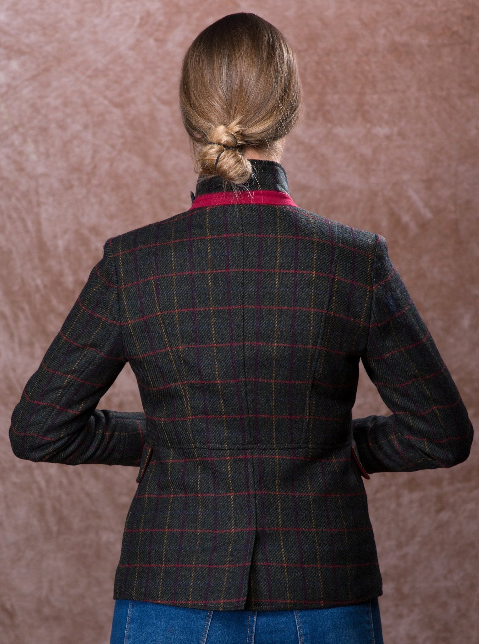 Jack Murphy Clothing - Donna Tweed Jacket - Primary Green - Tweed