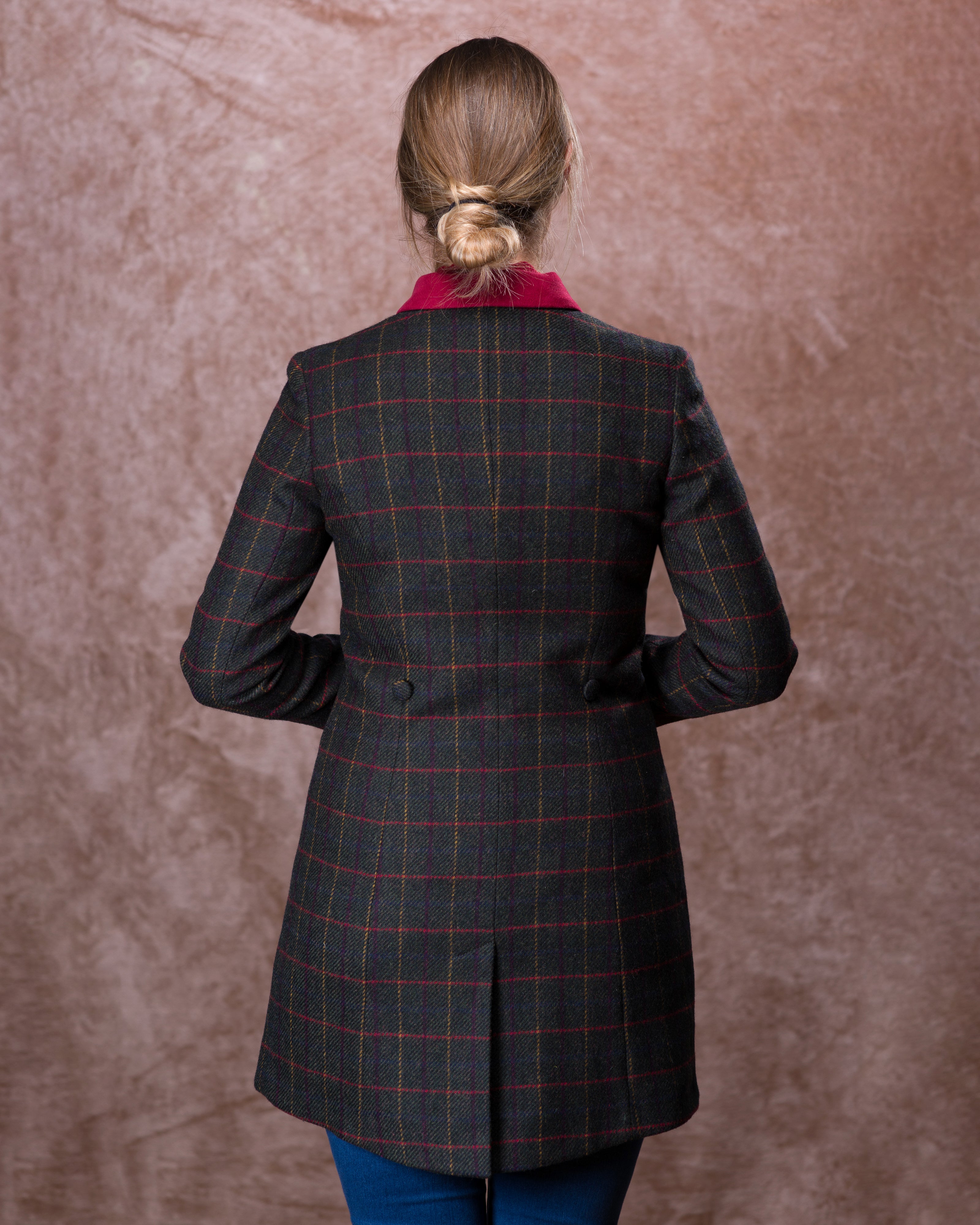 Robin Tweed Coat - Primary Green